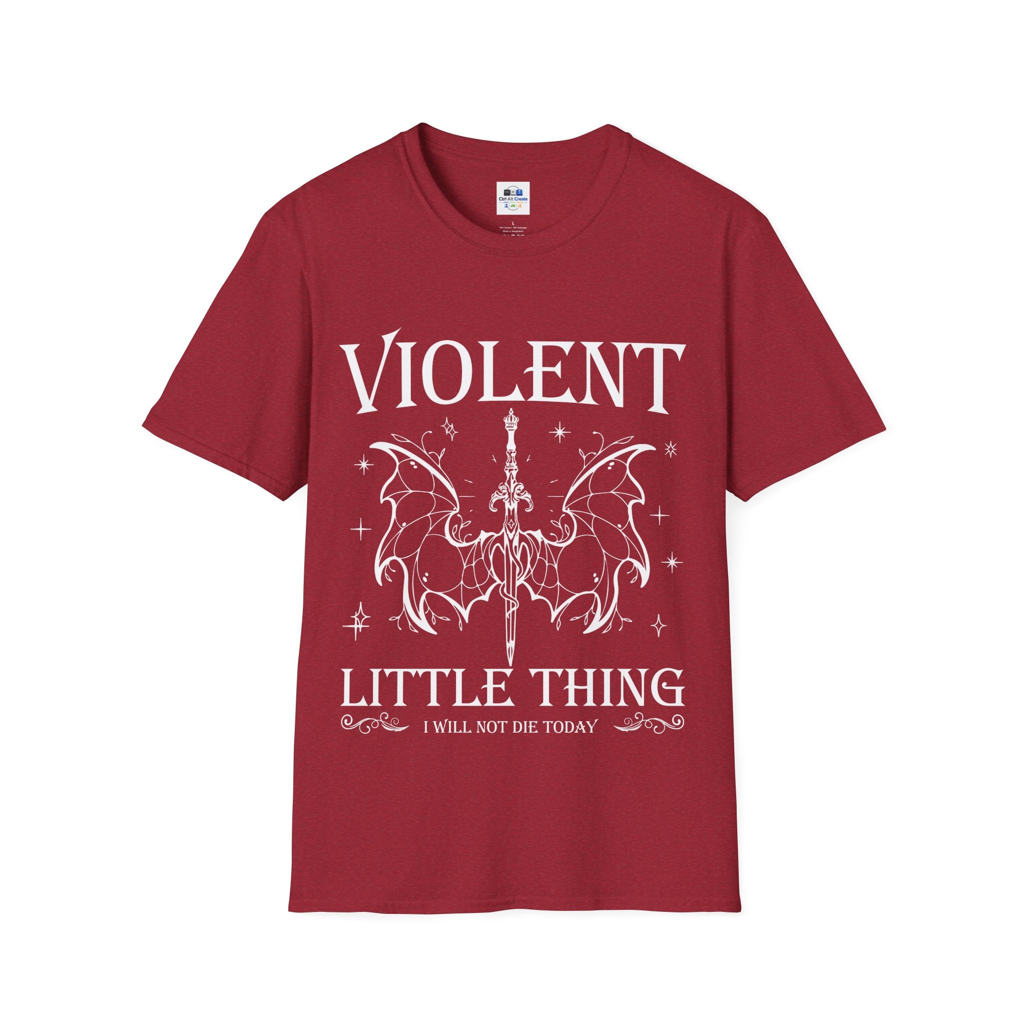 Violent Little Thing — Fourth‑Wing‑Inspired Tee
