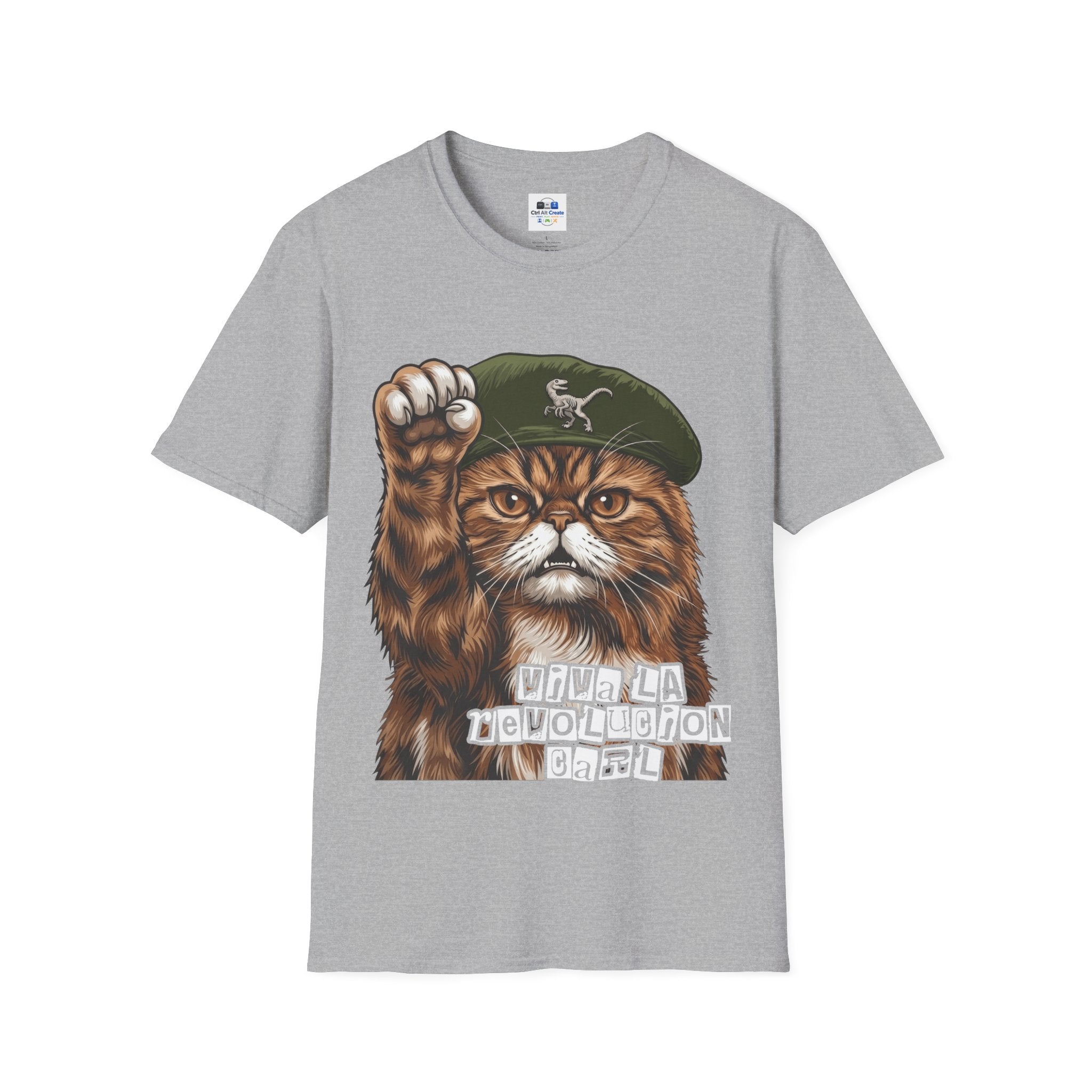 “VIVA LA REVOLUCIÓN” Tee — Feline Uprising Energy, Fully Activated