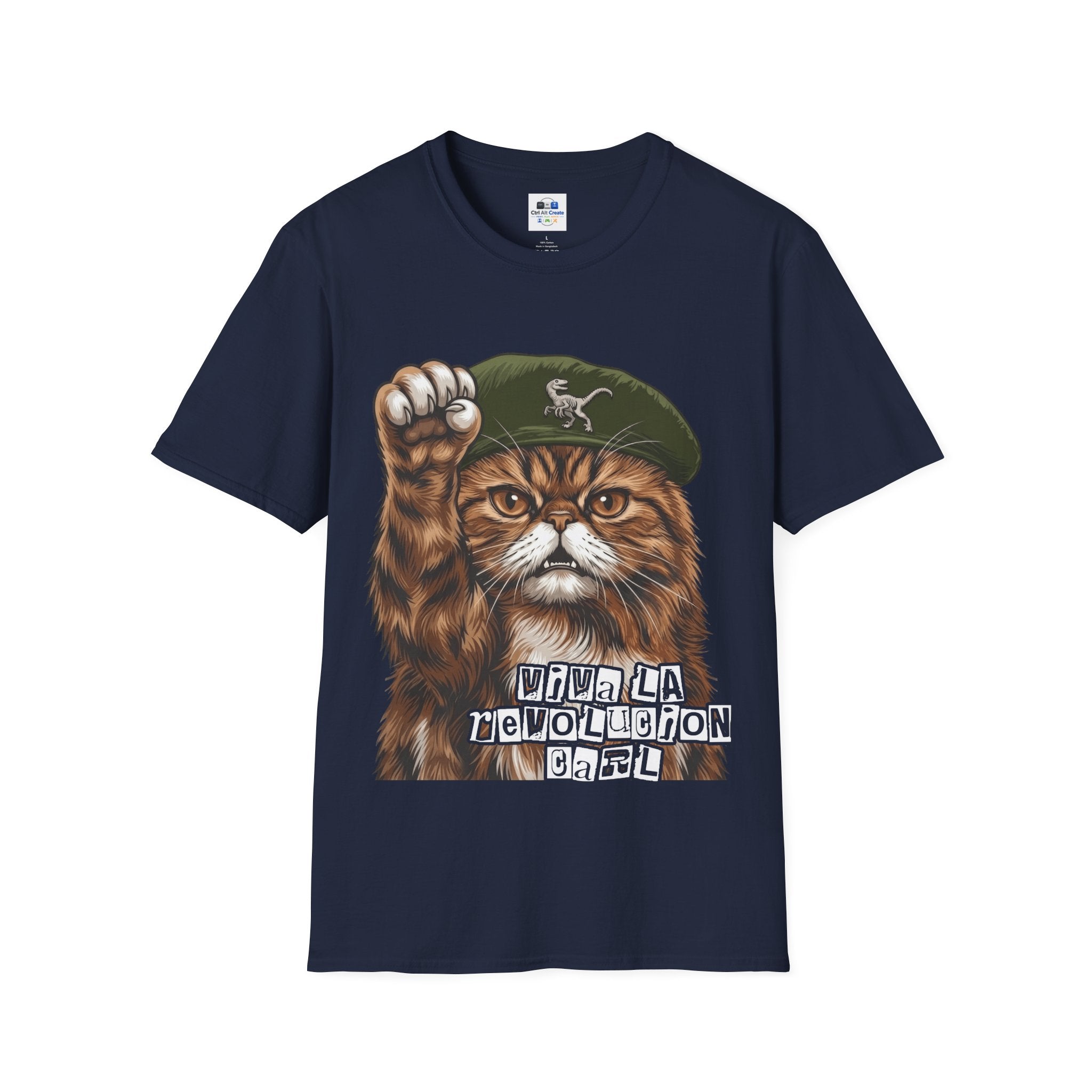“VIVA LA REVOLUCIÓN” Tee — Feline Uprising Energy, Fully Activated