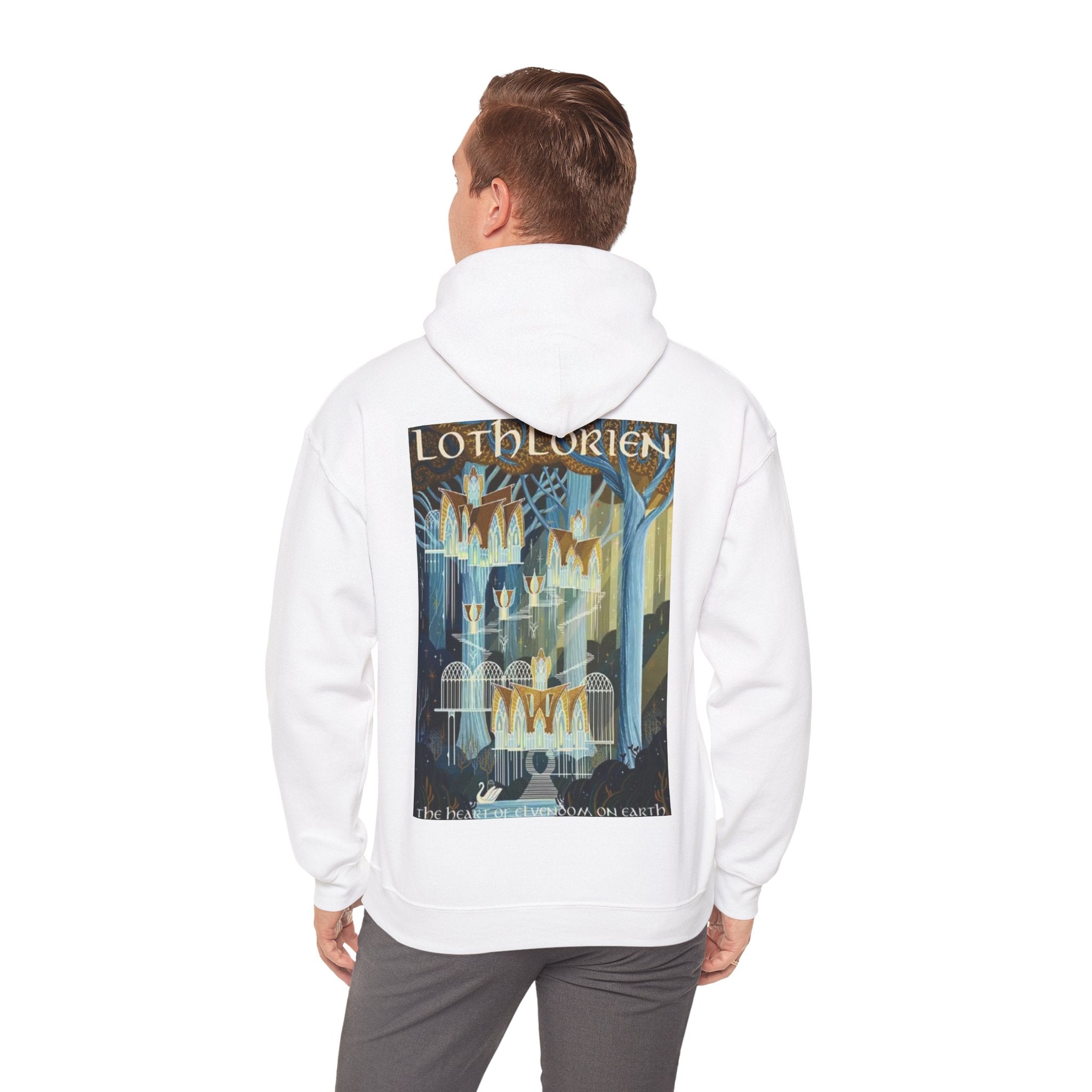 Mystical Lothlórien Forest Graphic Hoodie