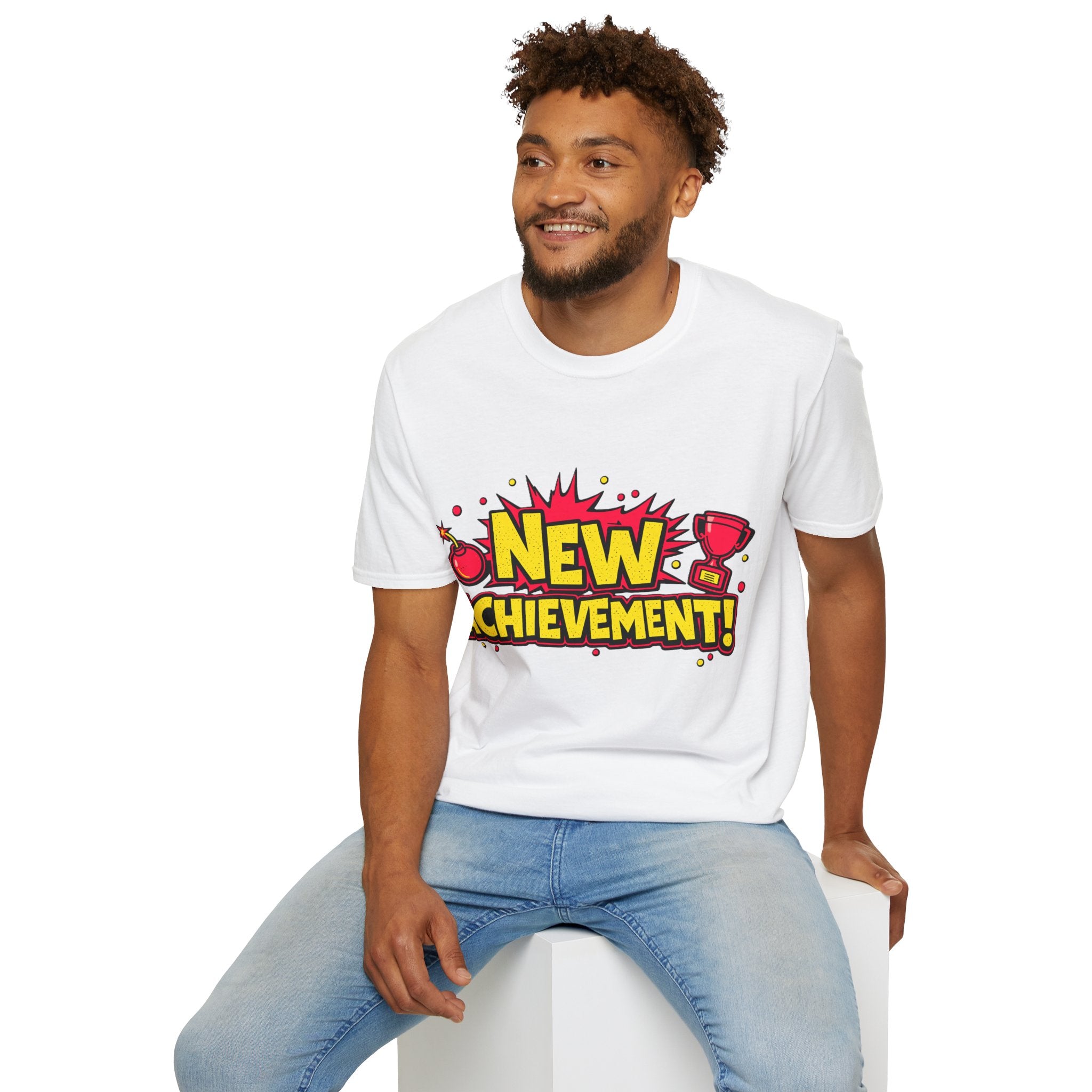“NEW ACHIEVEMENT!” — Dungeon Crawler Carl Homage Tee