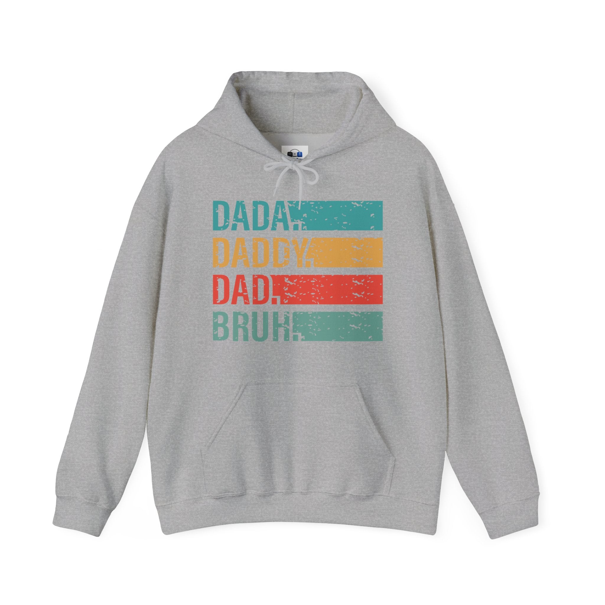 Dad Evolution Hoodie— "I went from dada to daddy to dad to bruh"