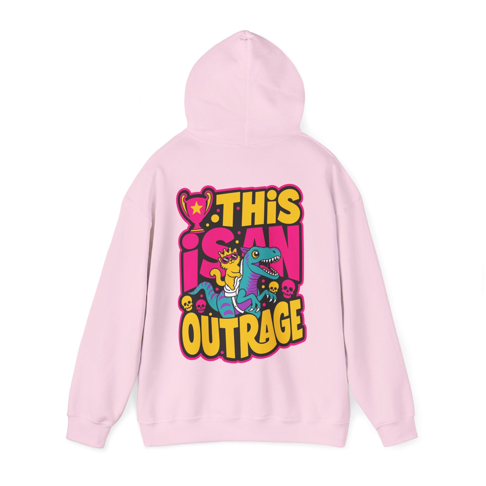 “THIS IS AN OUTRAGE” Hoodie — Maximum Drama, Zero Chill