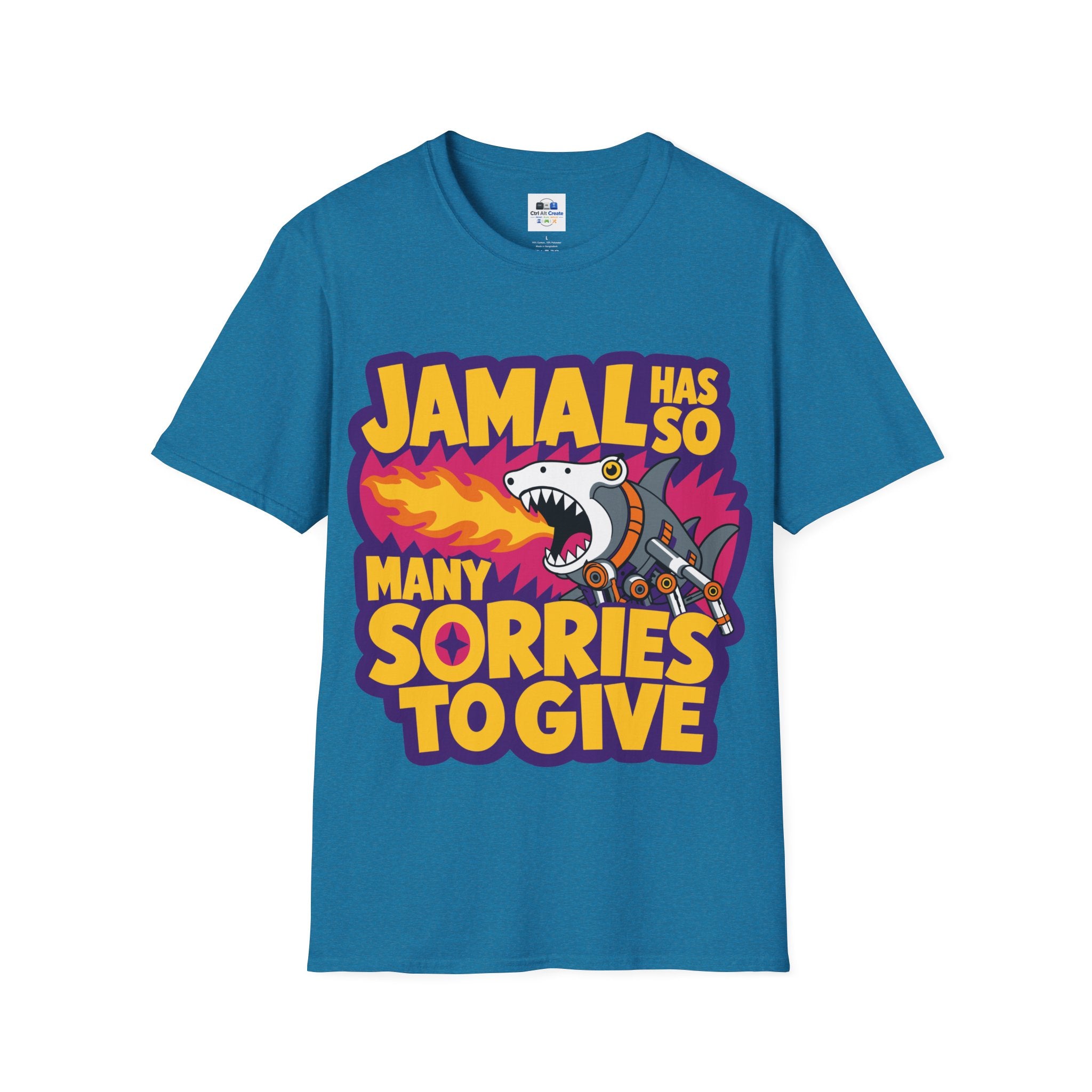 “Jamal Has So Many Sorries to Give” — Dungeon‑Crawler Parody Tee