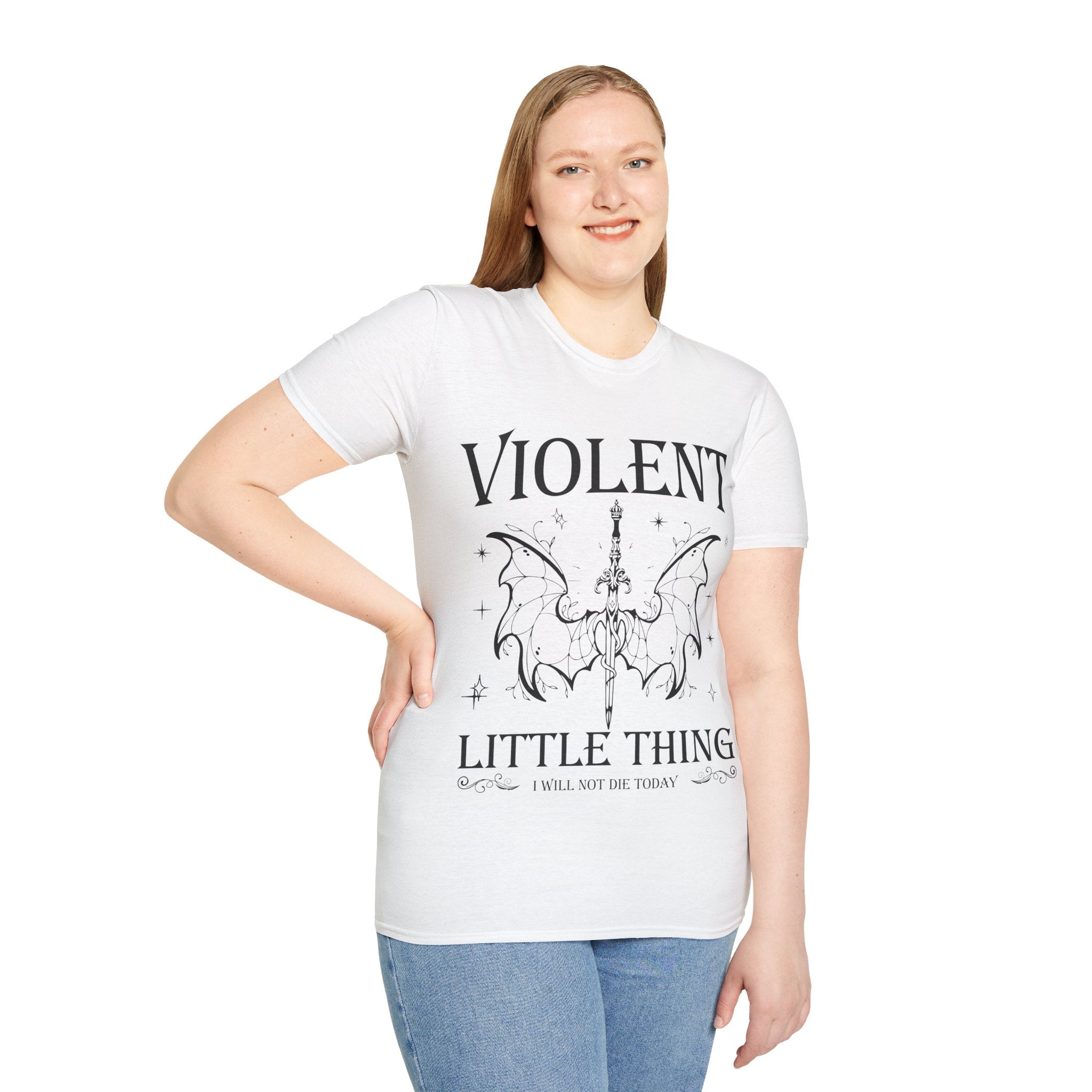 Violent Little Thing — Fourth‑Wing‑Inspired Tee