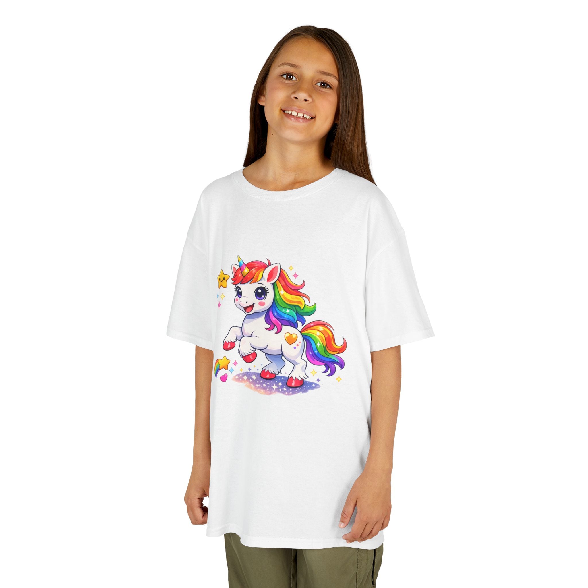 Kids Rainbow Unicorn Tee — Sparkles, Rainbows, and Pure Magic