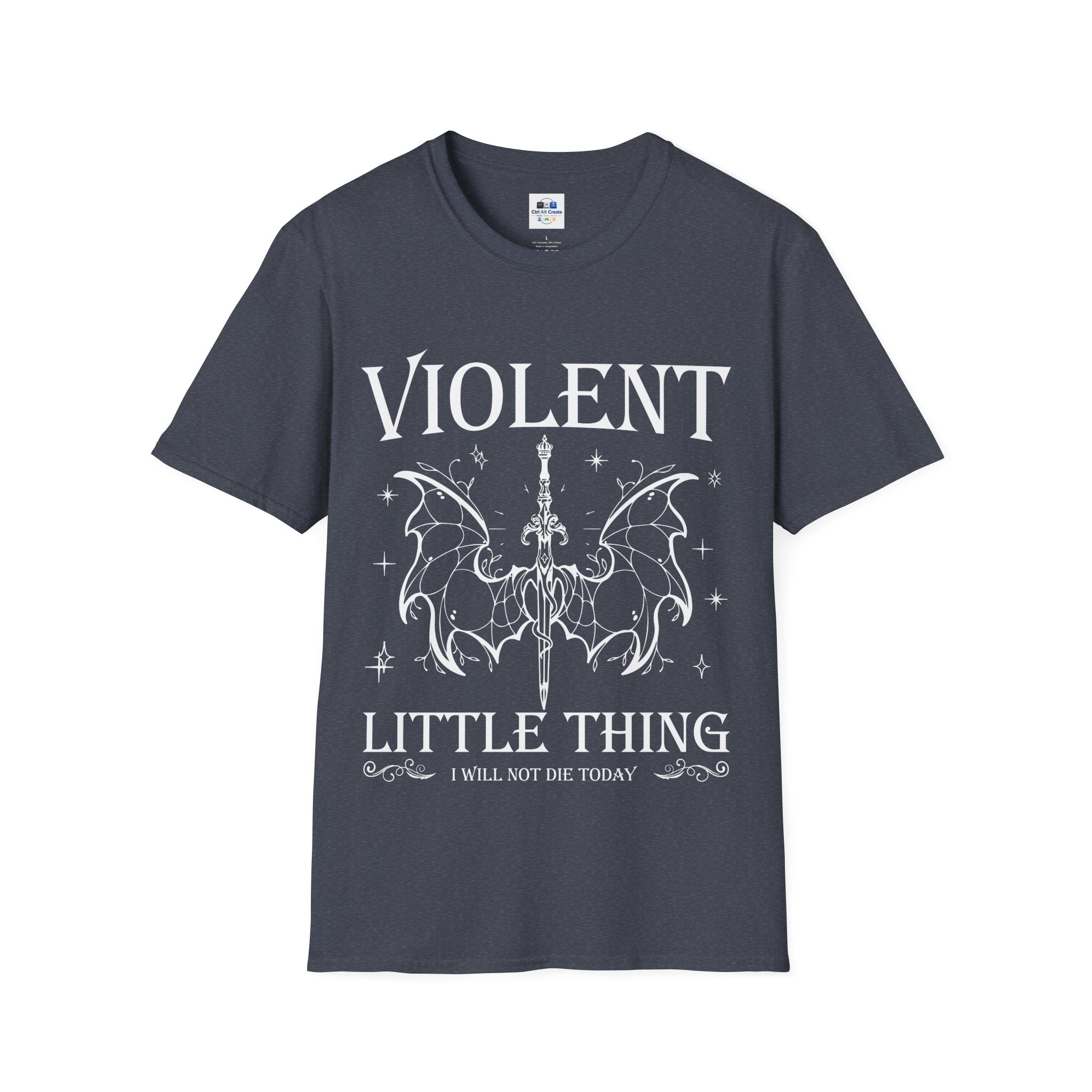 Violent Little Thing — Fourth‑Wing‑Inspired Tee