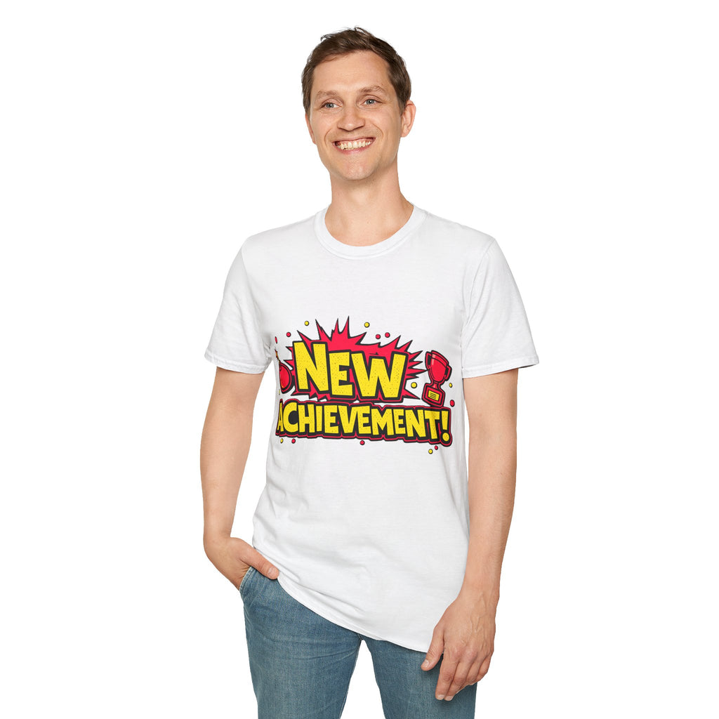 “NEW ACHIEVEMENT!” — Dungeon Crawler Carl Homage Tee