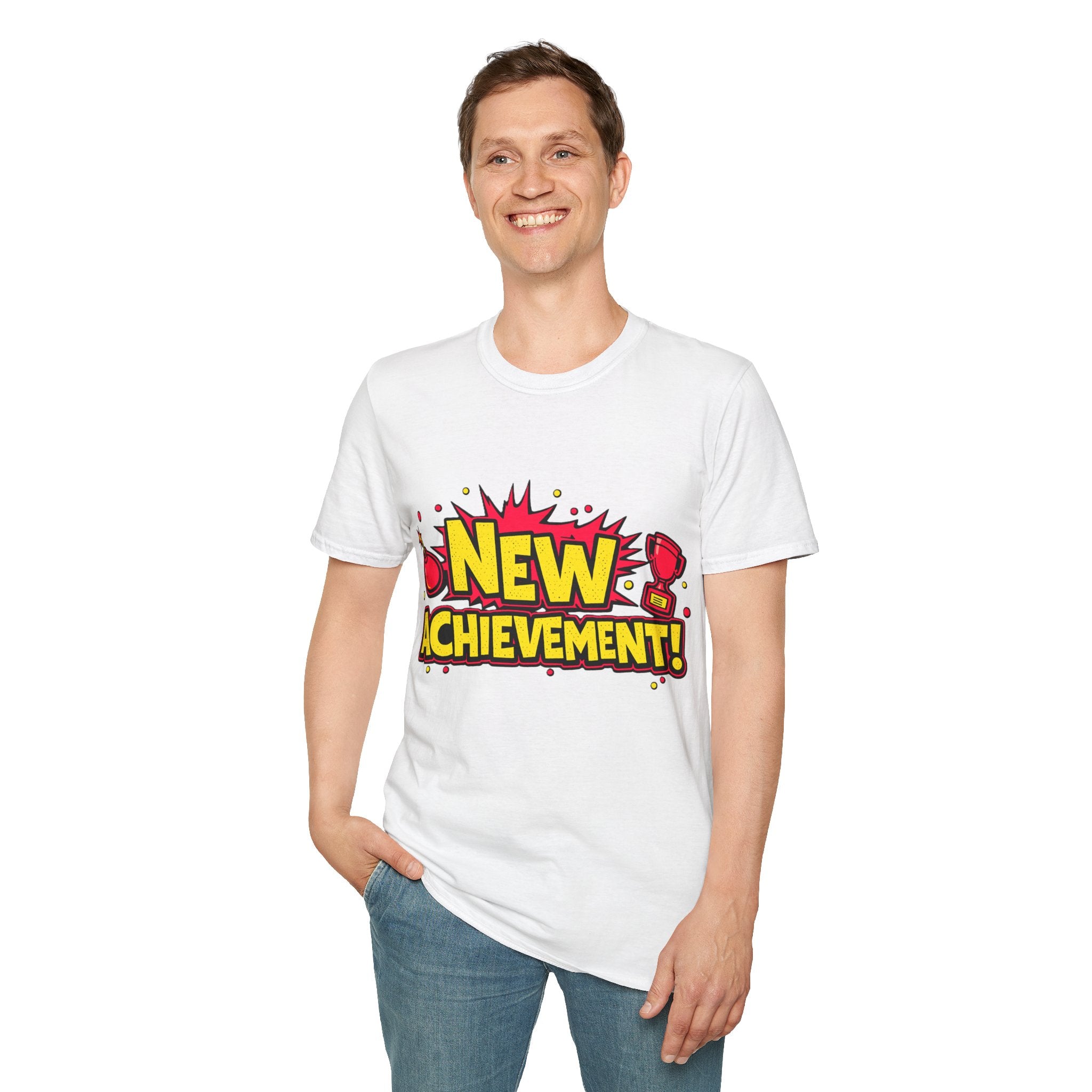 “NEW ACHIEVEMENT!” — Dungeon Crawler Carl Homage Tee