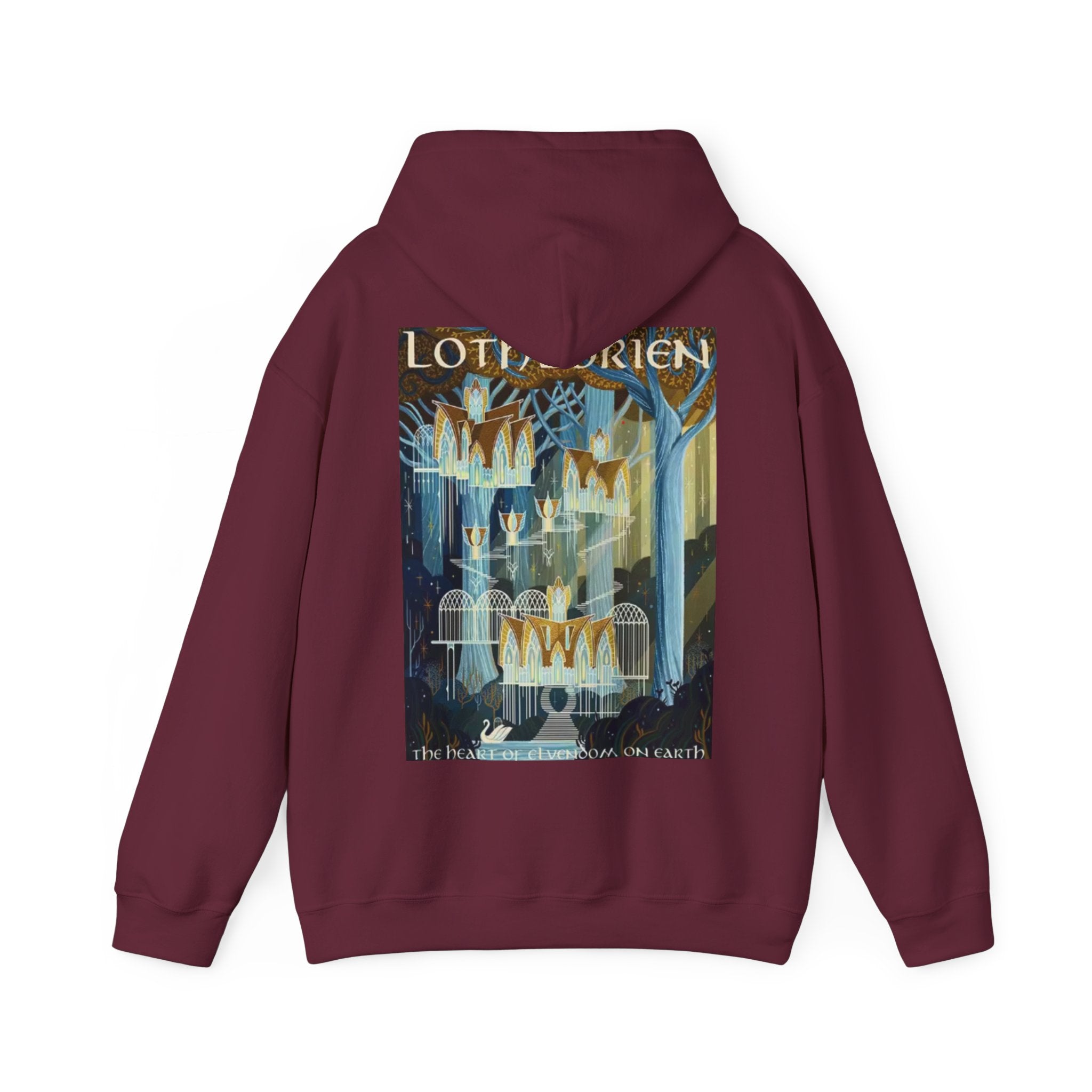 Mystical Lothlórien Forest Graphic Hoodie