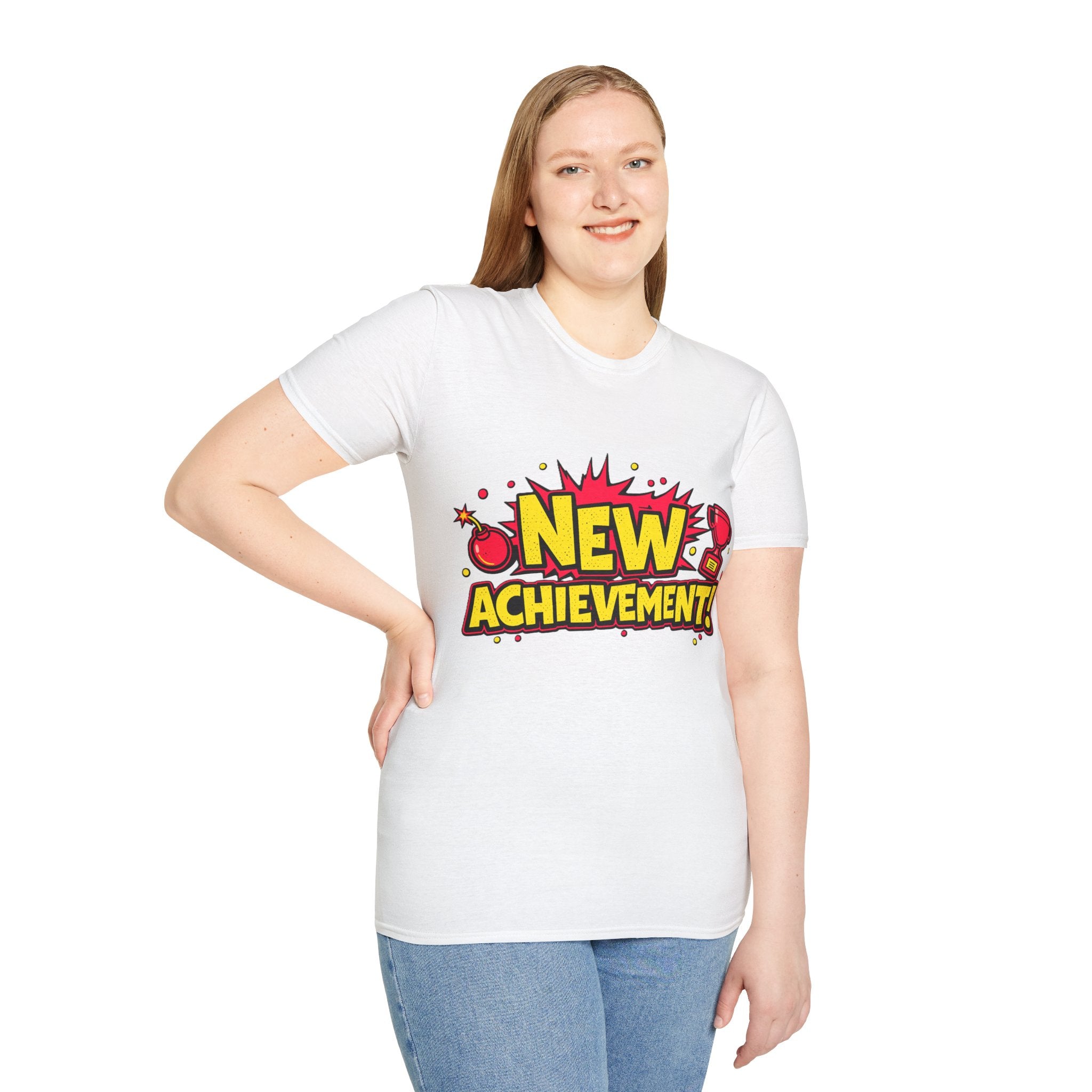“NEW ACHIEVEMENT!” — Dungeon Crawler Carl Homage Tee