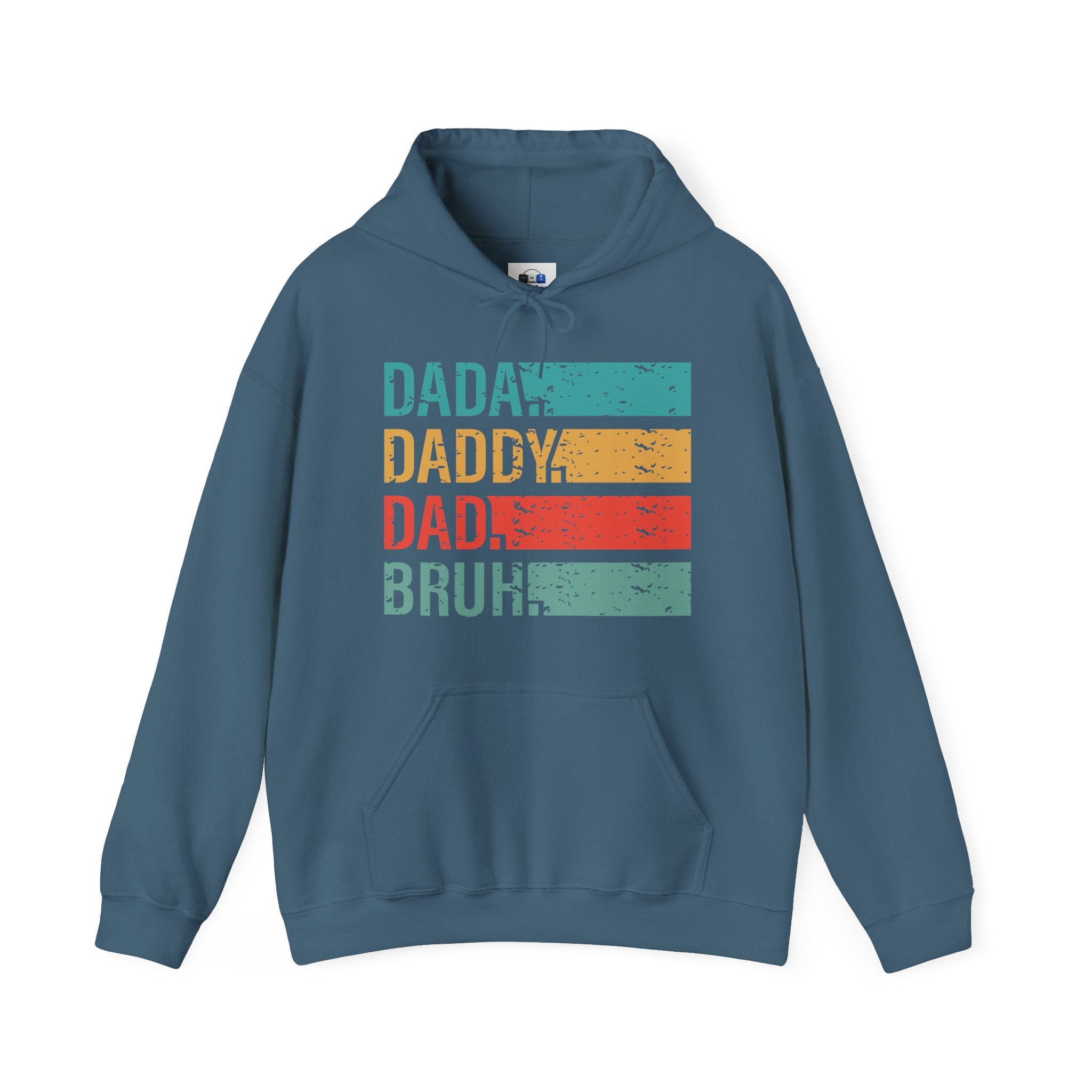 Dad Evolution Hoodie— "I went from dada to daddy to dad to bruh"