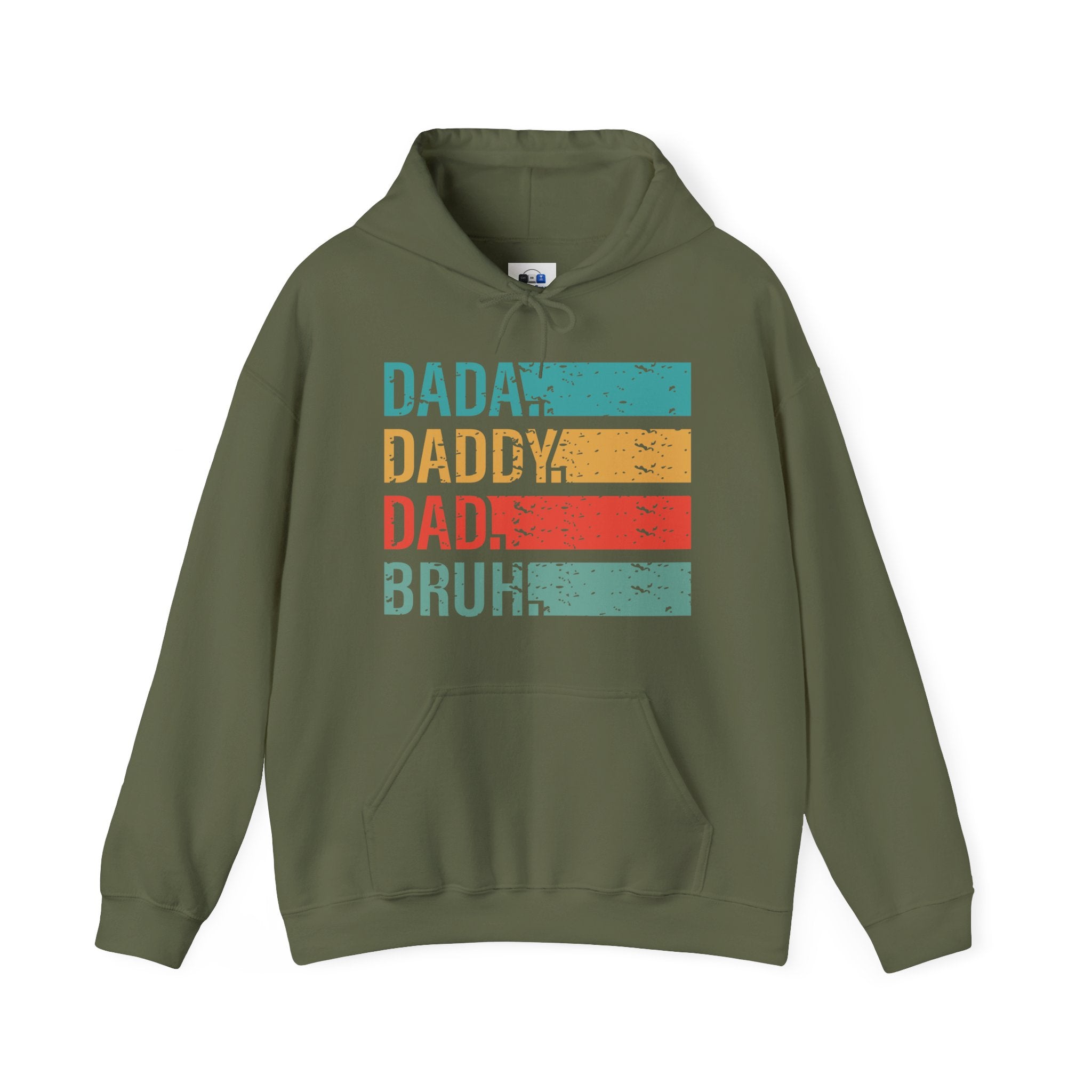 Dad Evolution Hoodie— "I went from dada to daddy to dad to bruh"