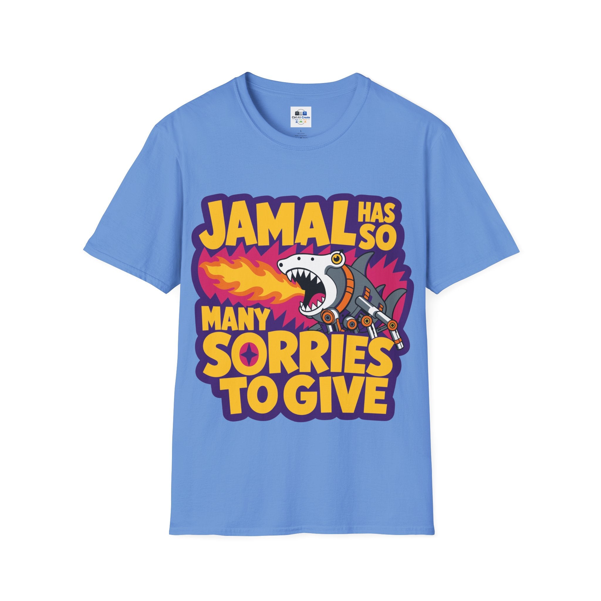 “Jamal Has So Many Sorries to Give” — Dungeon‑Crawler Parody Tee