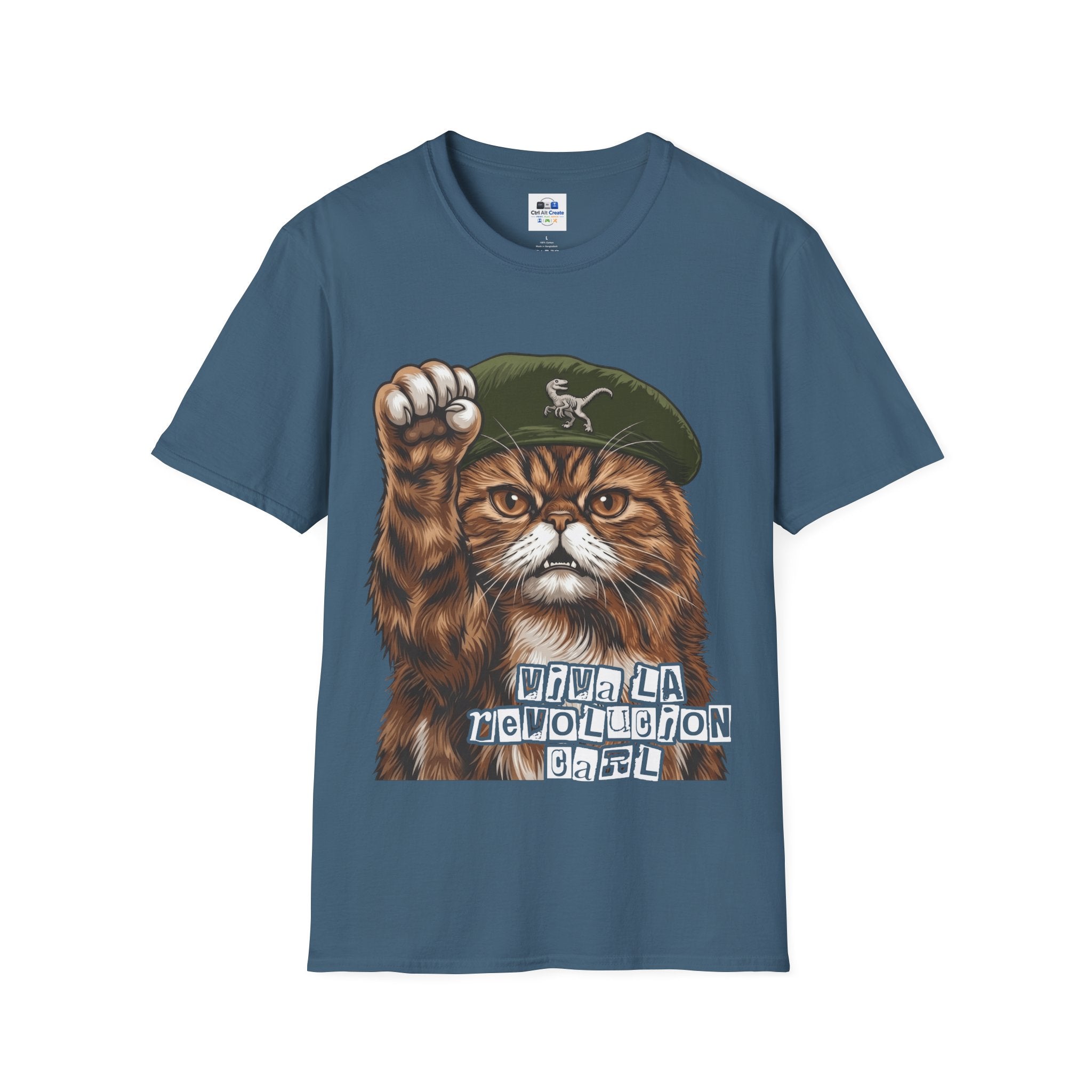 “VIVA LA REVOLUCIÓN” Tee — Feline Uprising Energy, Fully Activated