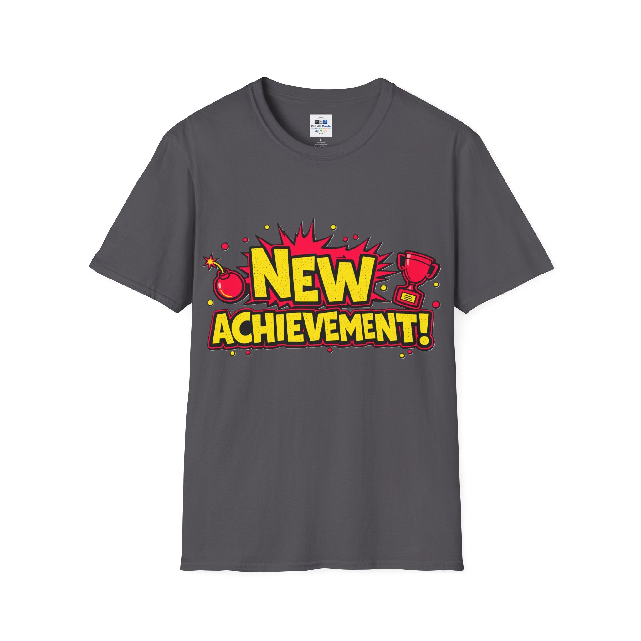 “NEW ACHIEVEMENT!” — Dungeon Crawler Carl Homage Tee