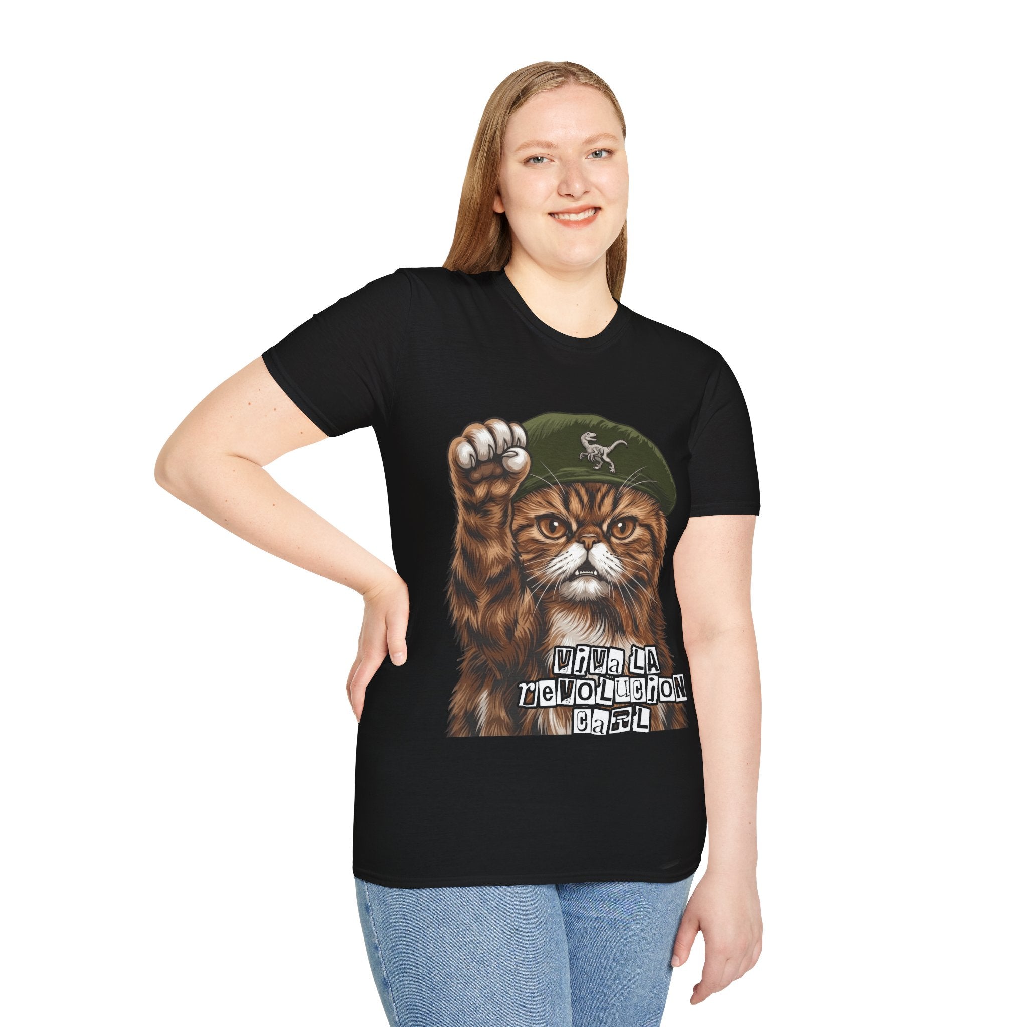 “VIVA LA REVOLUCIÓN” Tee — Feline Uprising Energy, Fully Activated