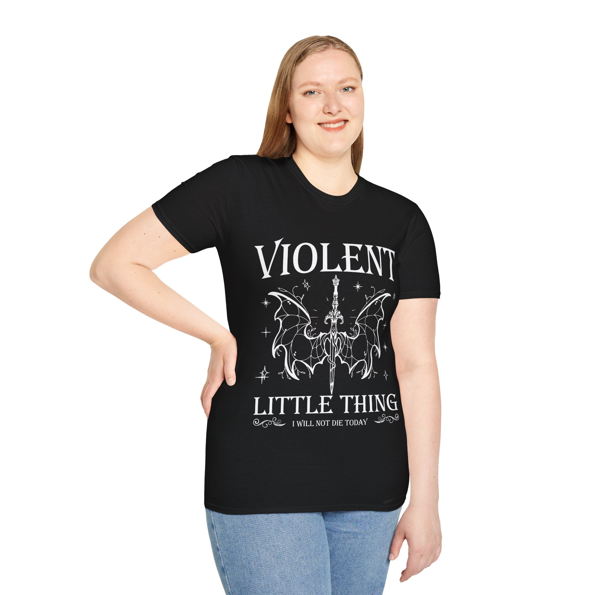 Violent Little Thing — Fourth‑Wing‑Inspired Tee