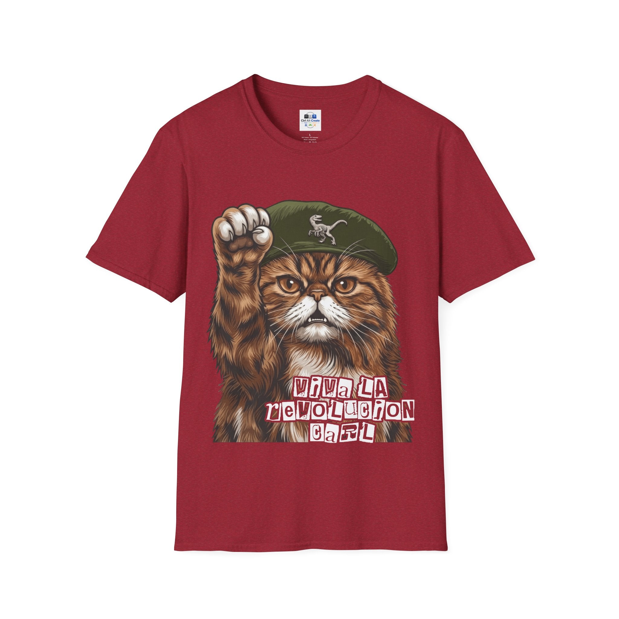 “VIVA LA REVOLUCIÓN” Tee — Feline Uprising Energy, Fully Activated