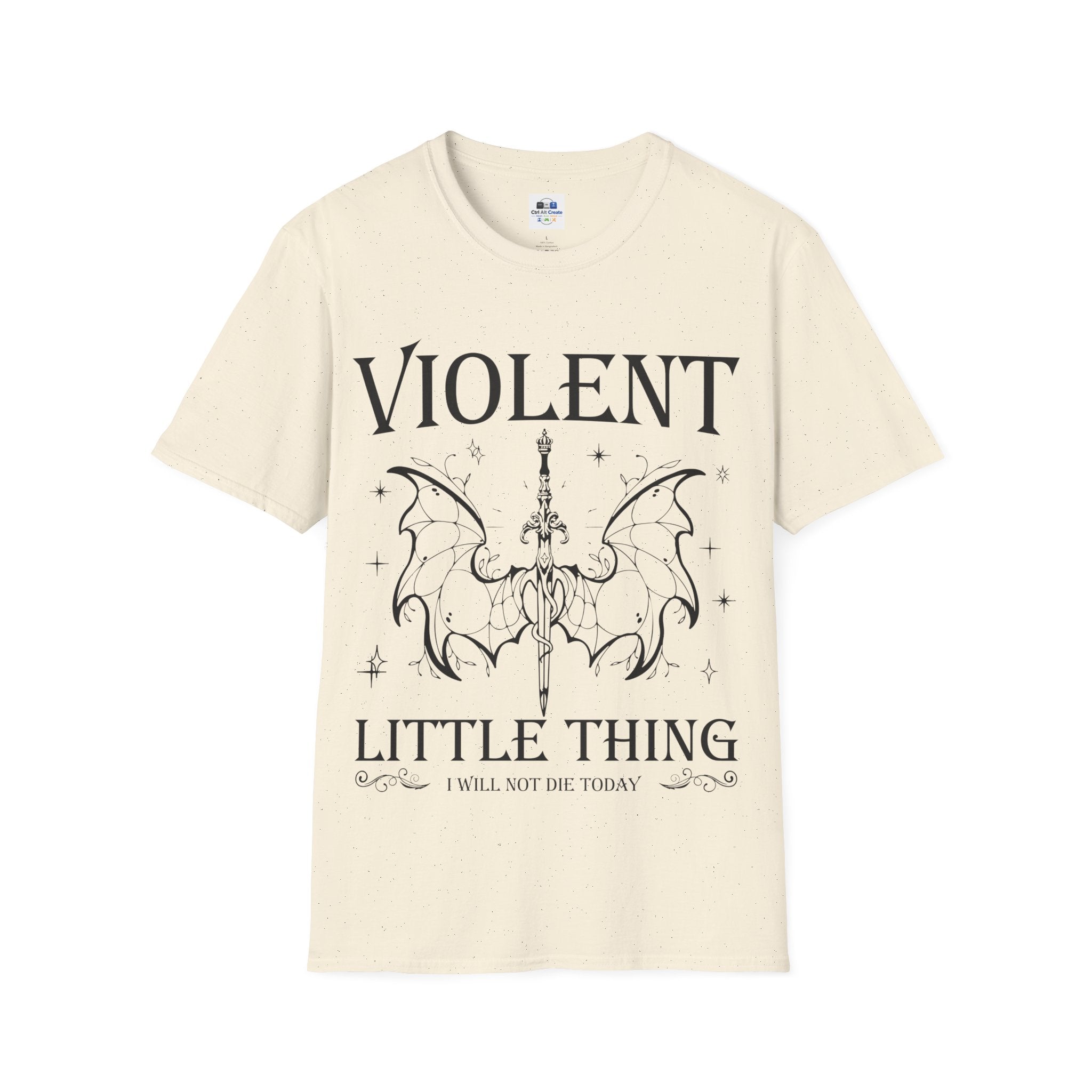 Violent Little Thing — Fourth‑Wing‑Inspired Tee