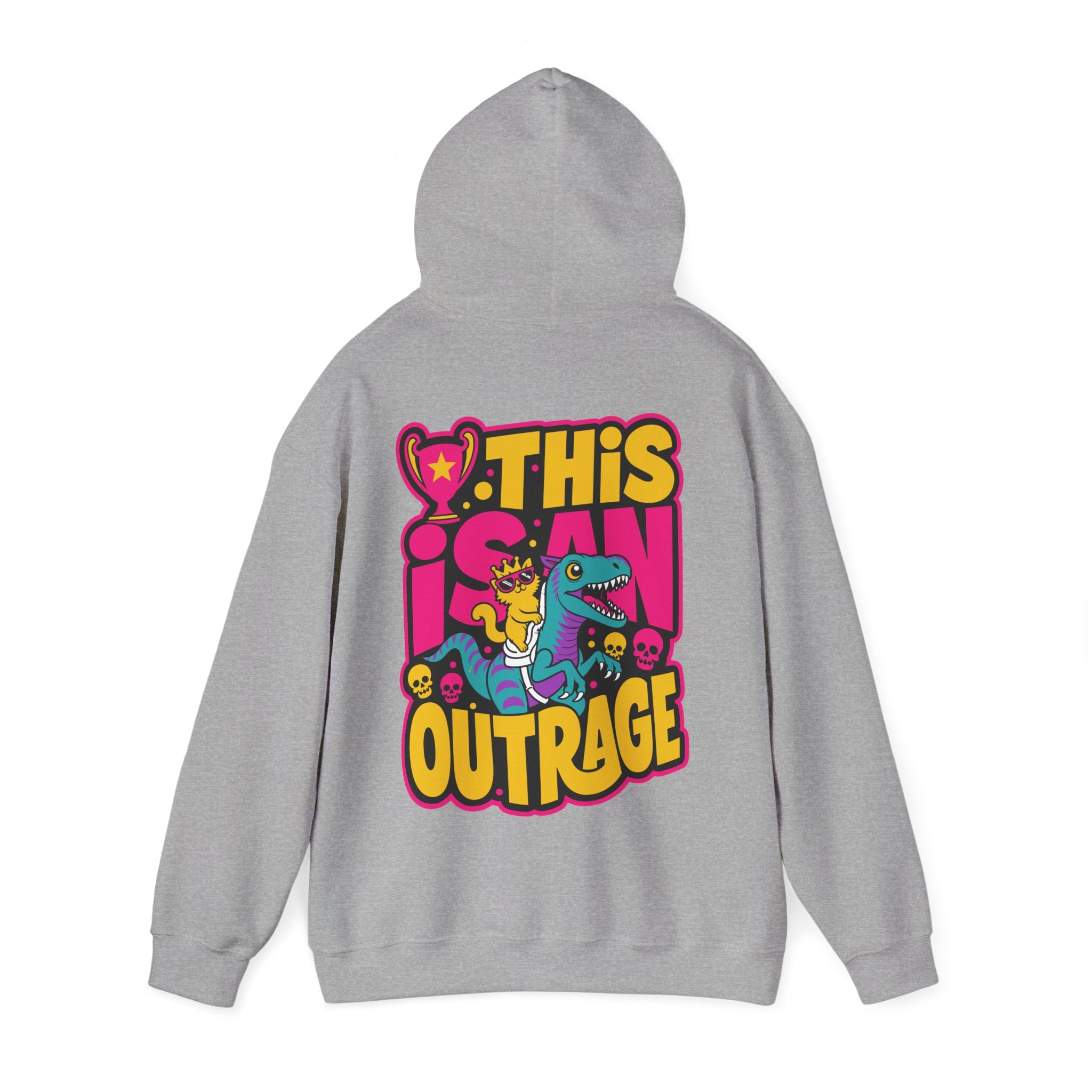 “THIS IS AN OUTRAGE” Hoodie — Maximum Drama, Zero Chill
