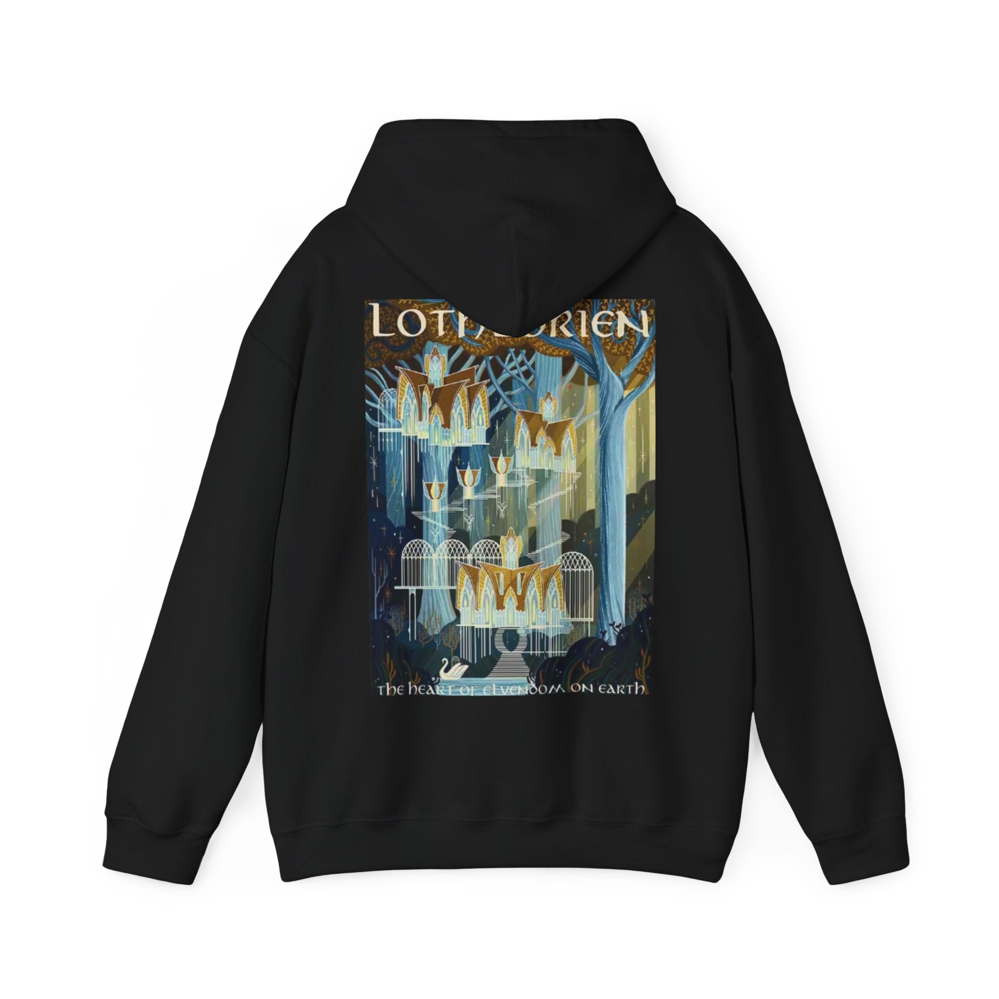 Mystical Lothlórien Forest Graphic Hoodie