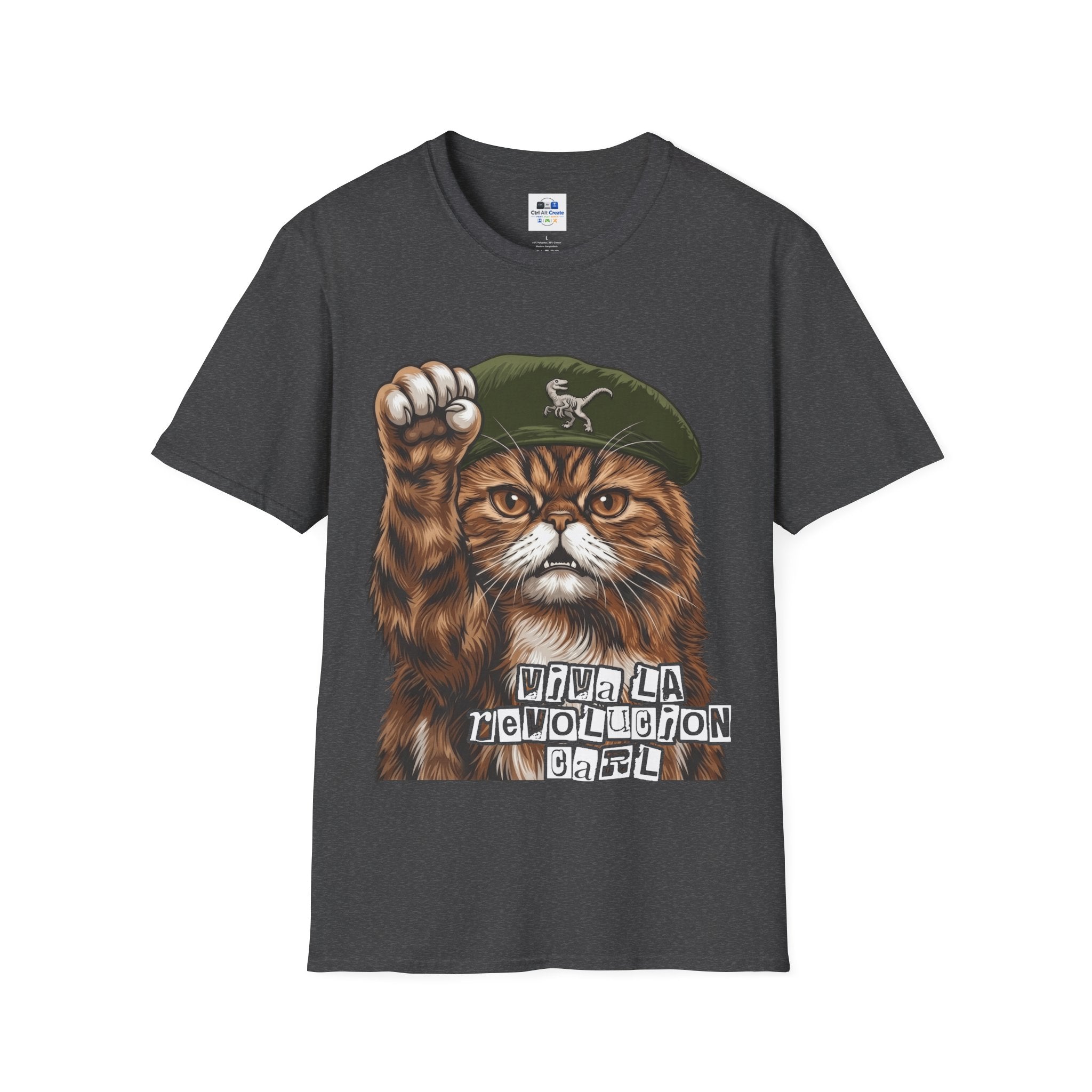 “VIVA LA REVOLUCIÓN” Tee — Feline Uprising Energy, Fully Activated