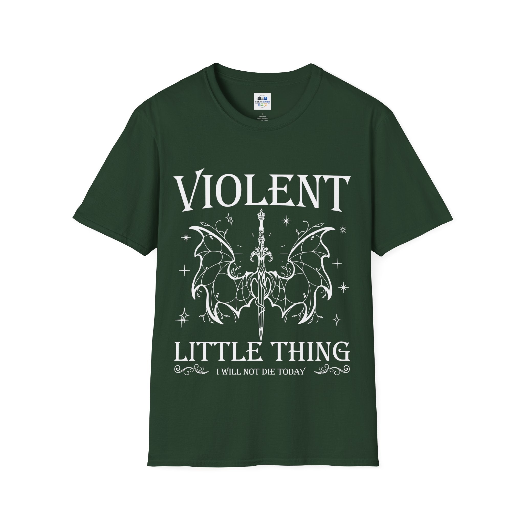 Violent Little Thing — Fourth‑Wing‑Inspired Tee