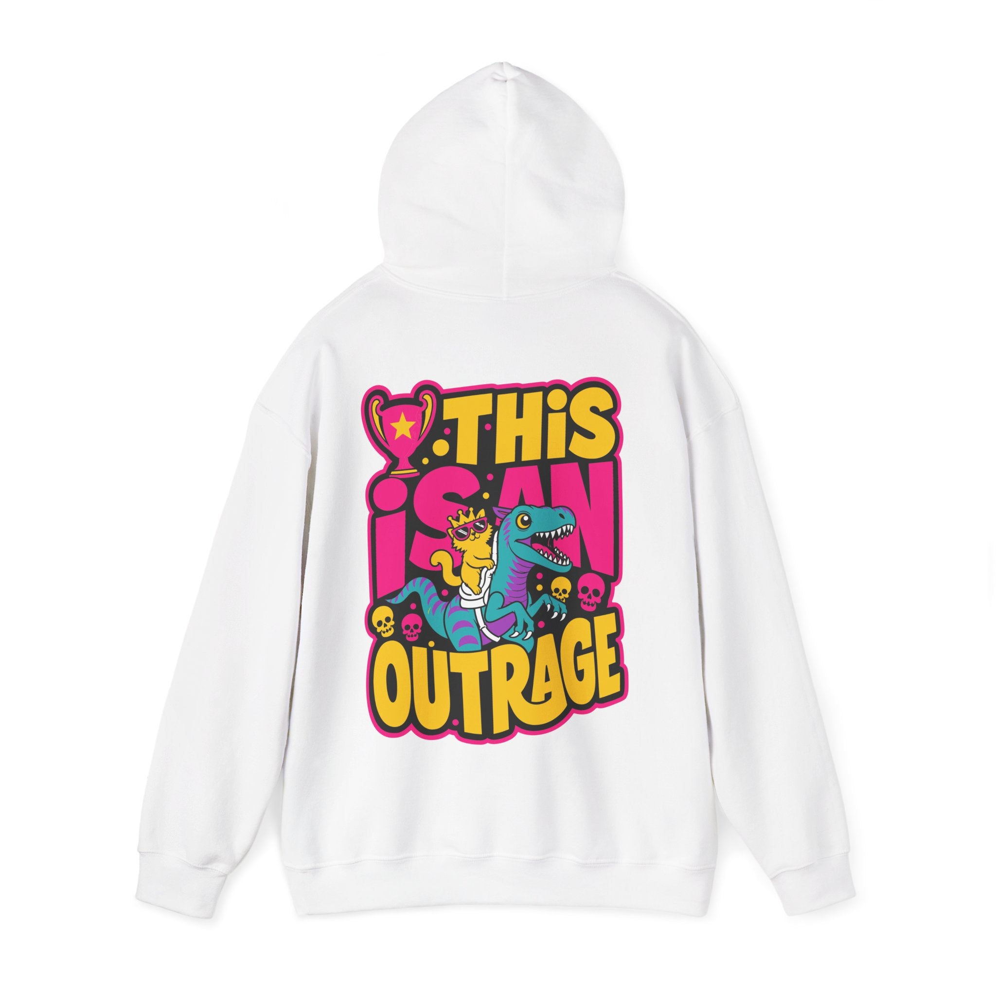 “THIS IS AN OUTRAGE” Hoodie — Maximum Drama, Zero Chill