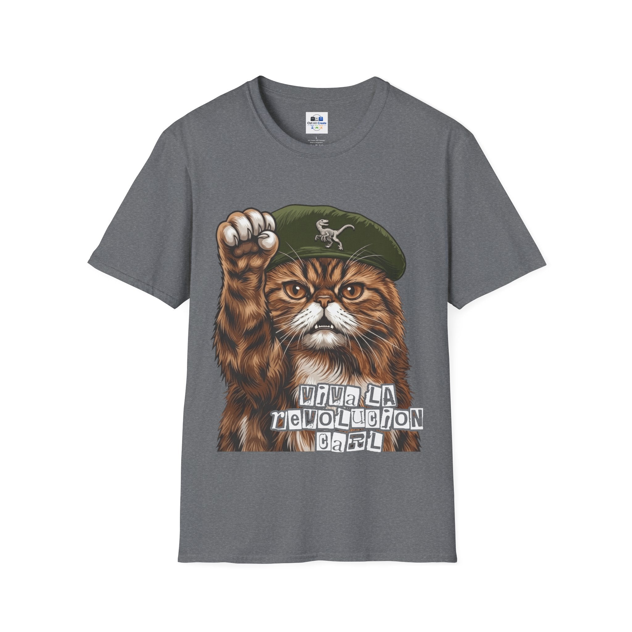 “VIVA LA REVOLUCIÓN” Tee — Feline Uprising Energy, Fully Activated