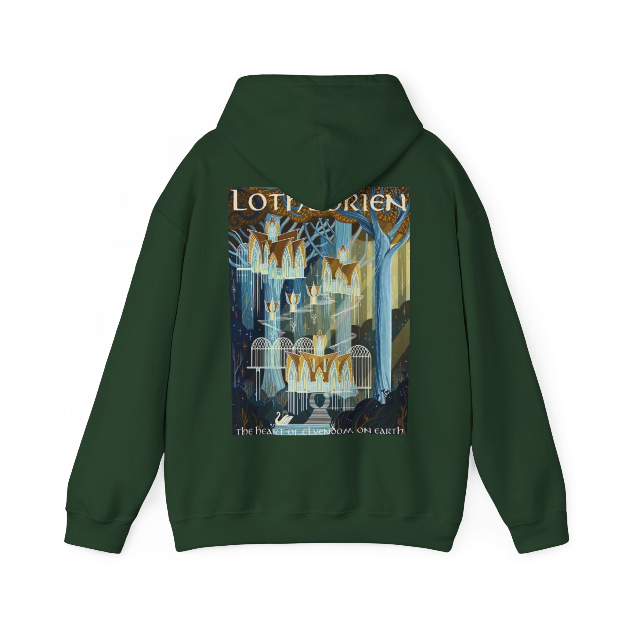 Mystical Lothlórien Forest Graphic Hoodie