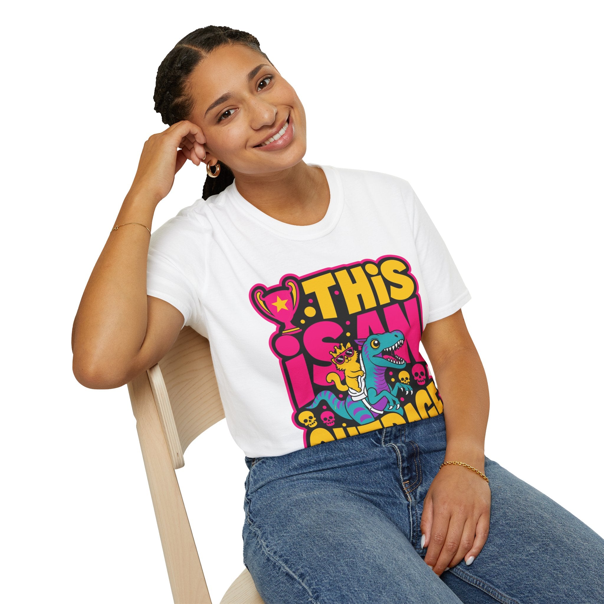 This Is An Outrage T-Shirt - LitRPG Feline Fan Tee