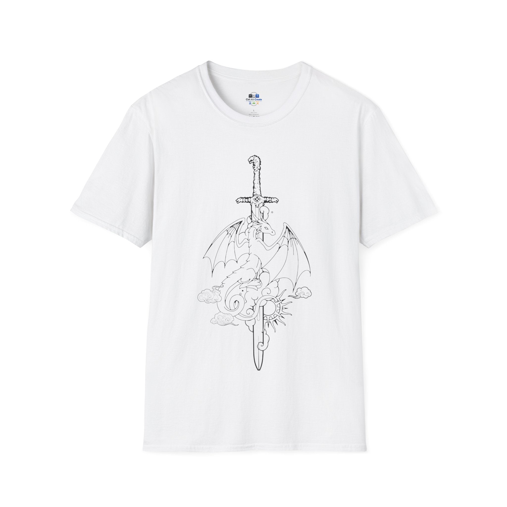 Dragonbound — Fourth Wing Inspired Sword & Dragon Tee