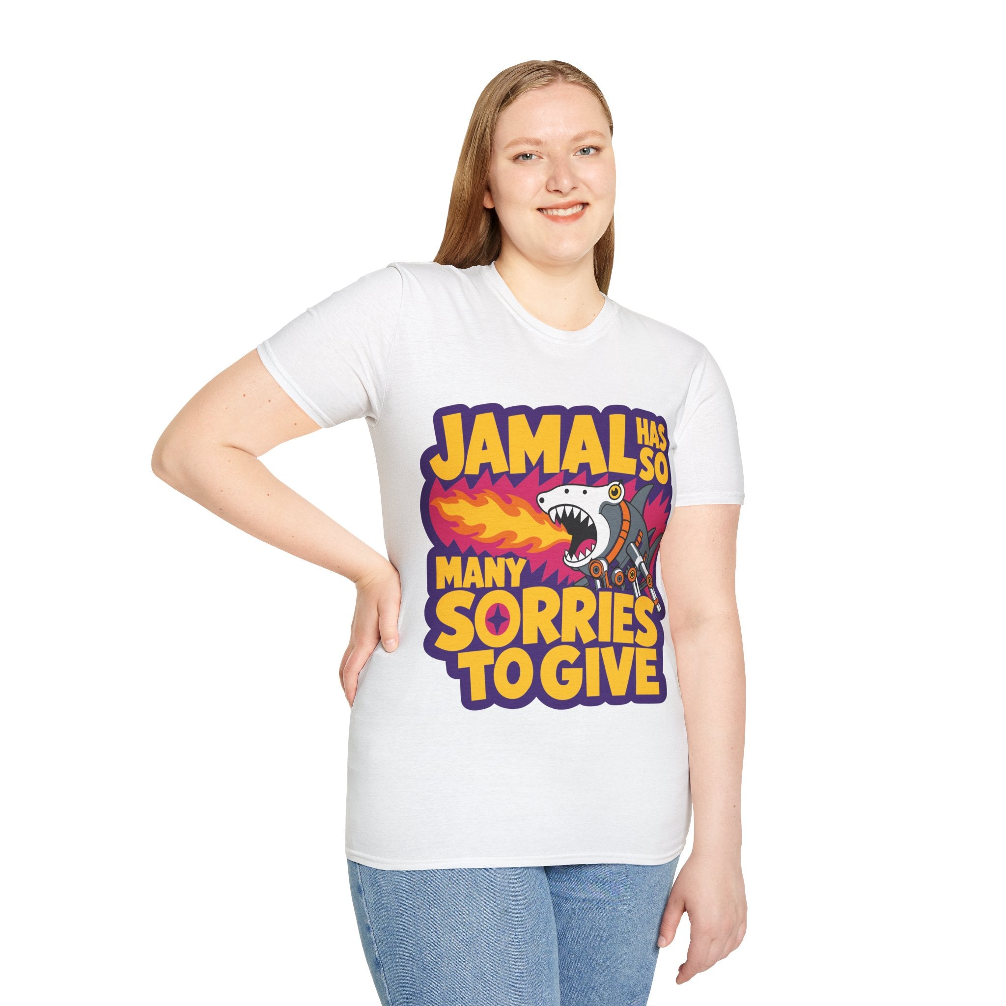 “Jamal Has So Many Sorries to Give” — Dungeon‑Crawler Parody Tee