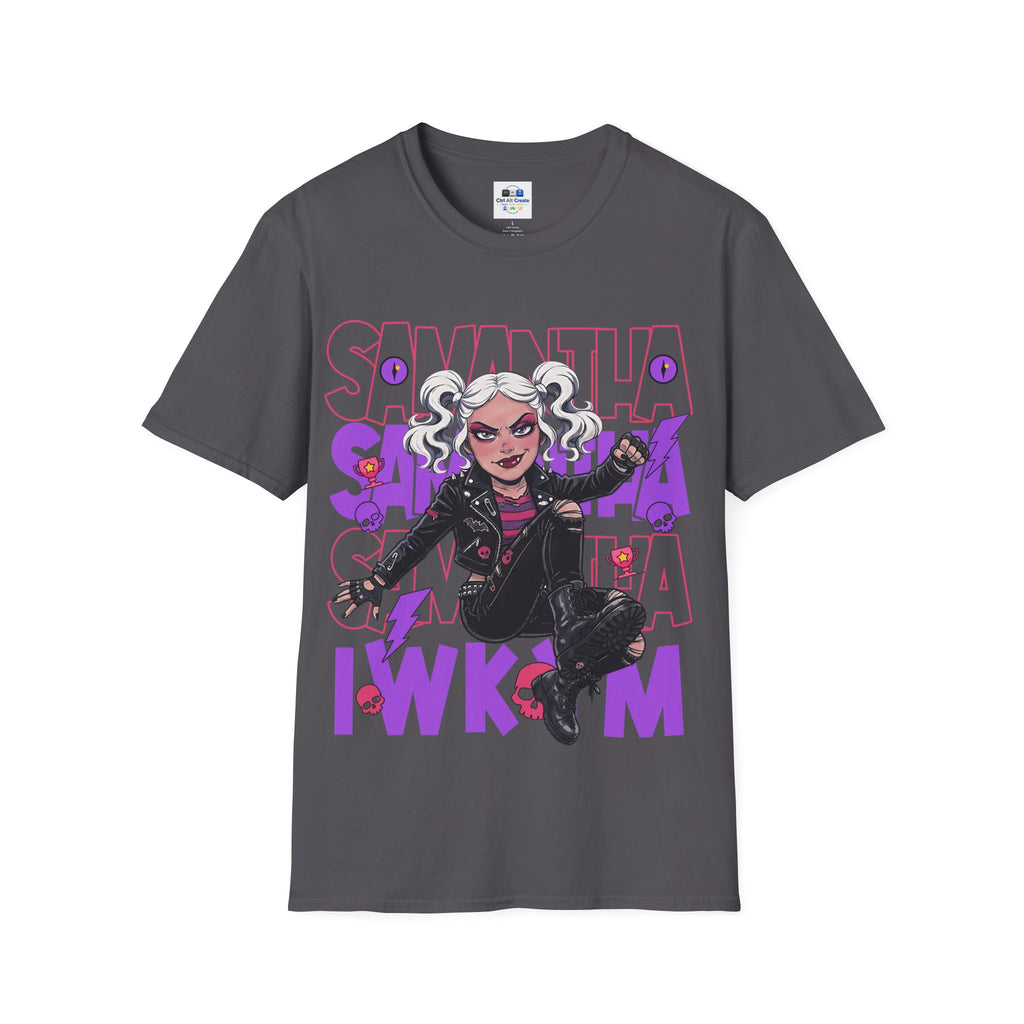“SAMANTHA — IWKYM” — Dungeon Crawler Carl Homage Tee