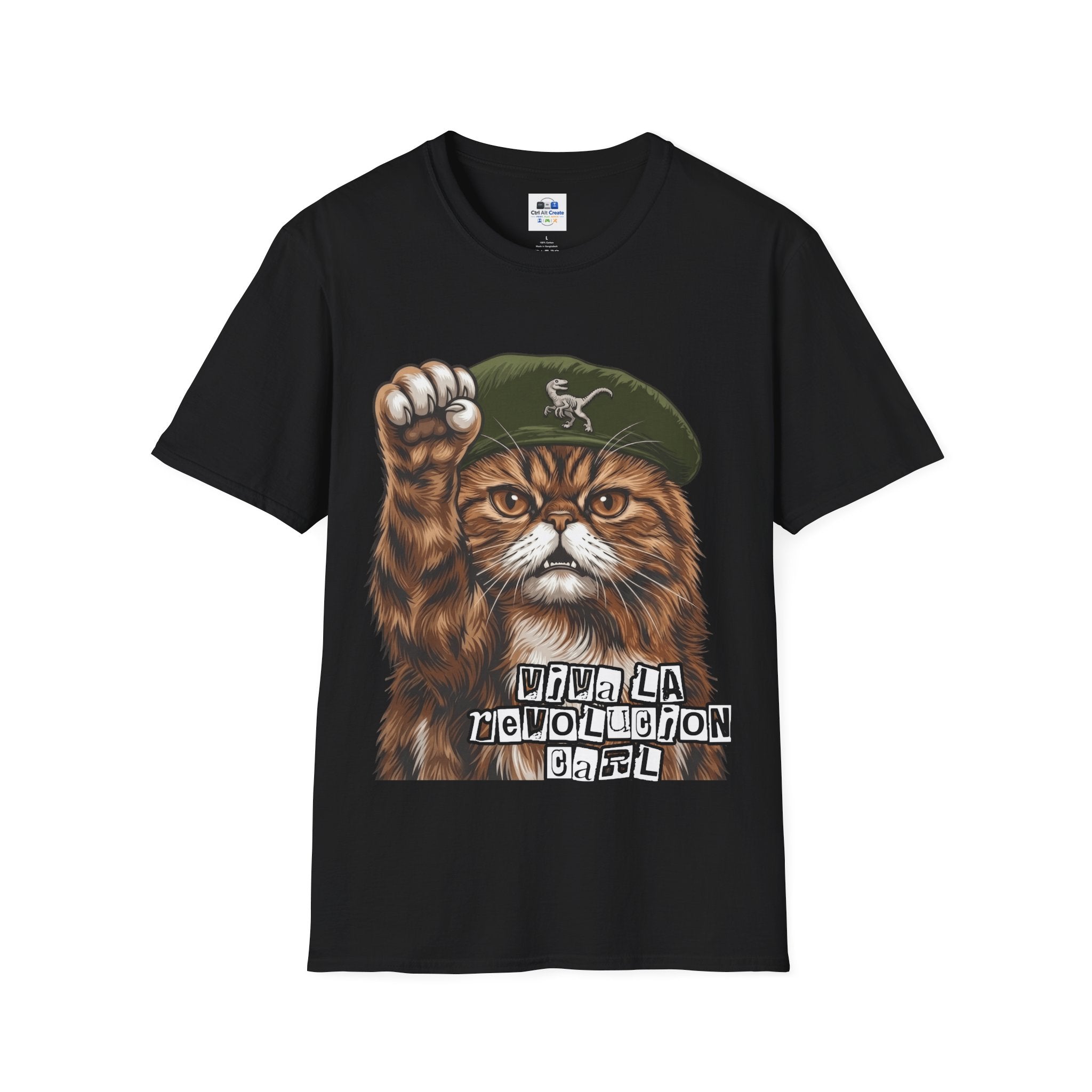 “VIVA LA REVOLUCIÓN” Tee — Feline Uprising Energy, Fully Activated