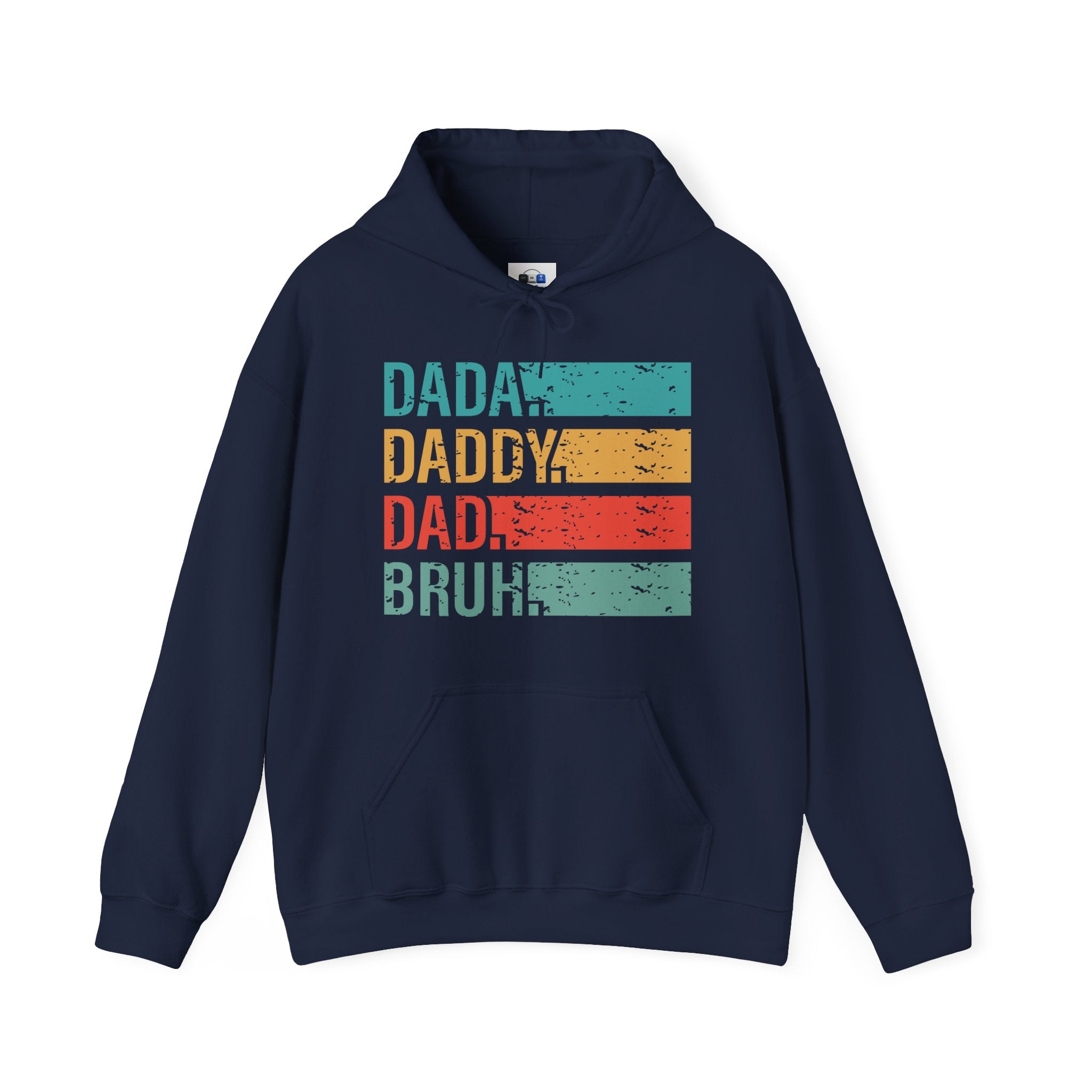 Dad Evolution Hoodie— "I went from dada to daddy to dad to bruh"