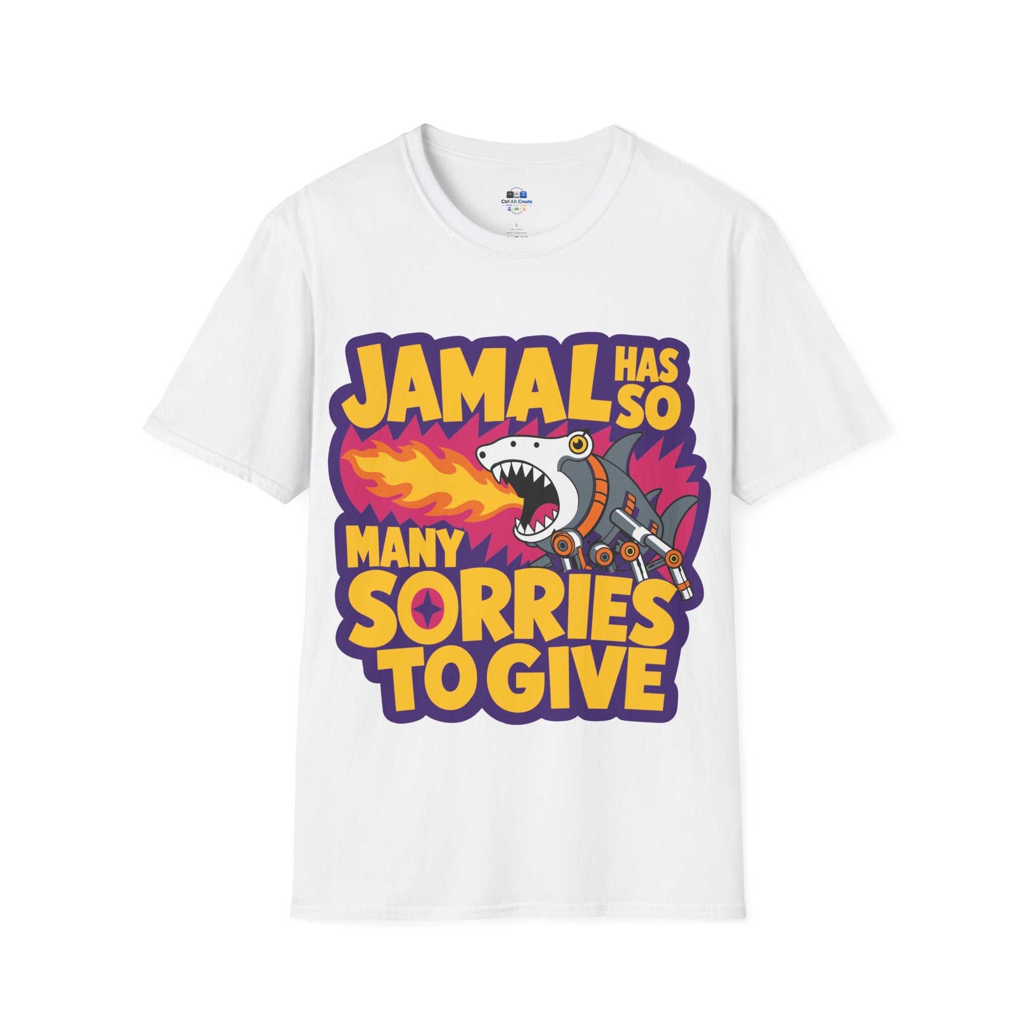 “Jamal Has So Many Sorries to Give” — Dungeon‑Crawler Parody Tee