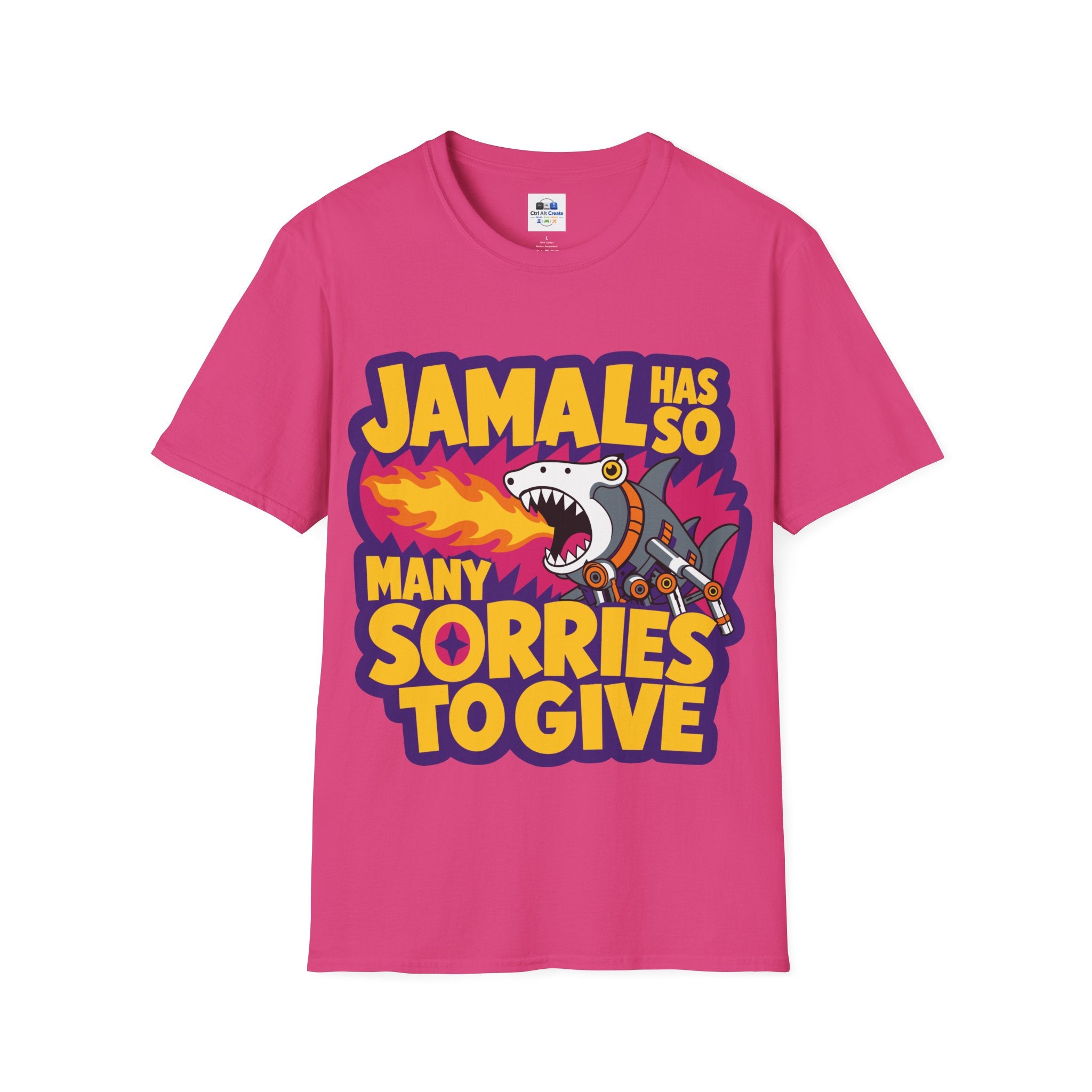 “Jamal Has So Many Sorries to Give” — Dungeon‑Crawler Parody Tee