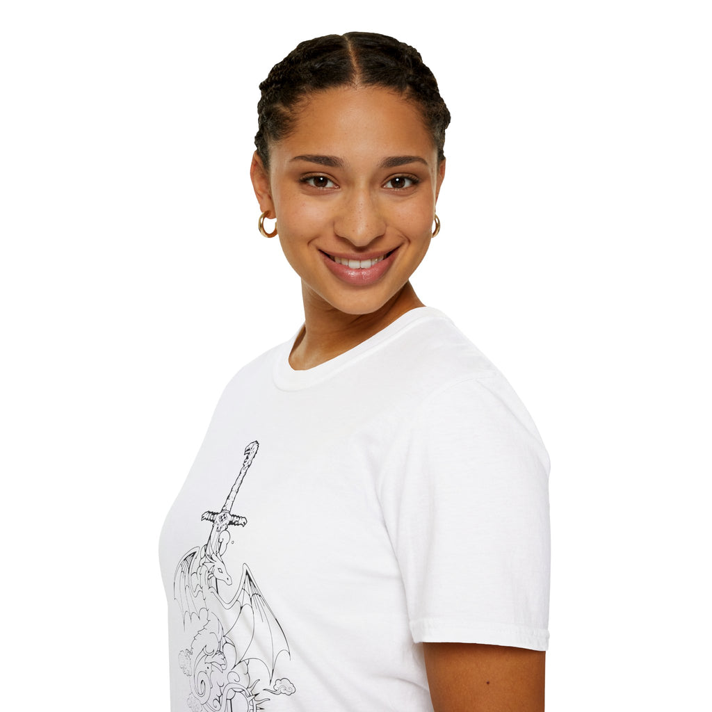 Dragonbound — Fourth Wing Inspired Sword & Dragon Tee
