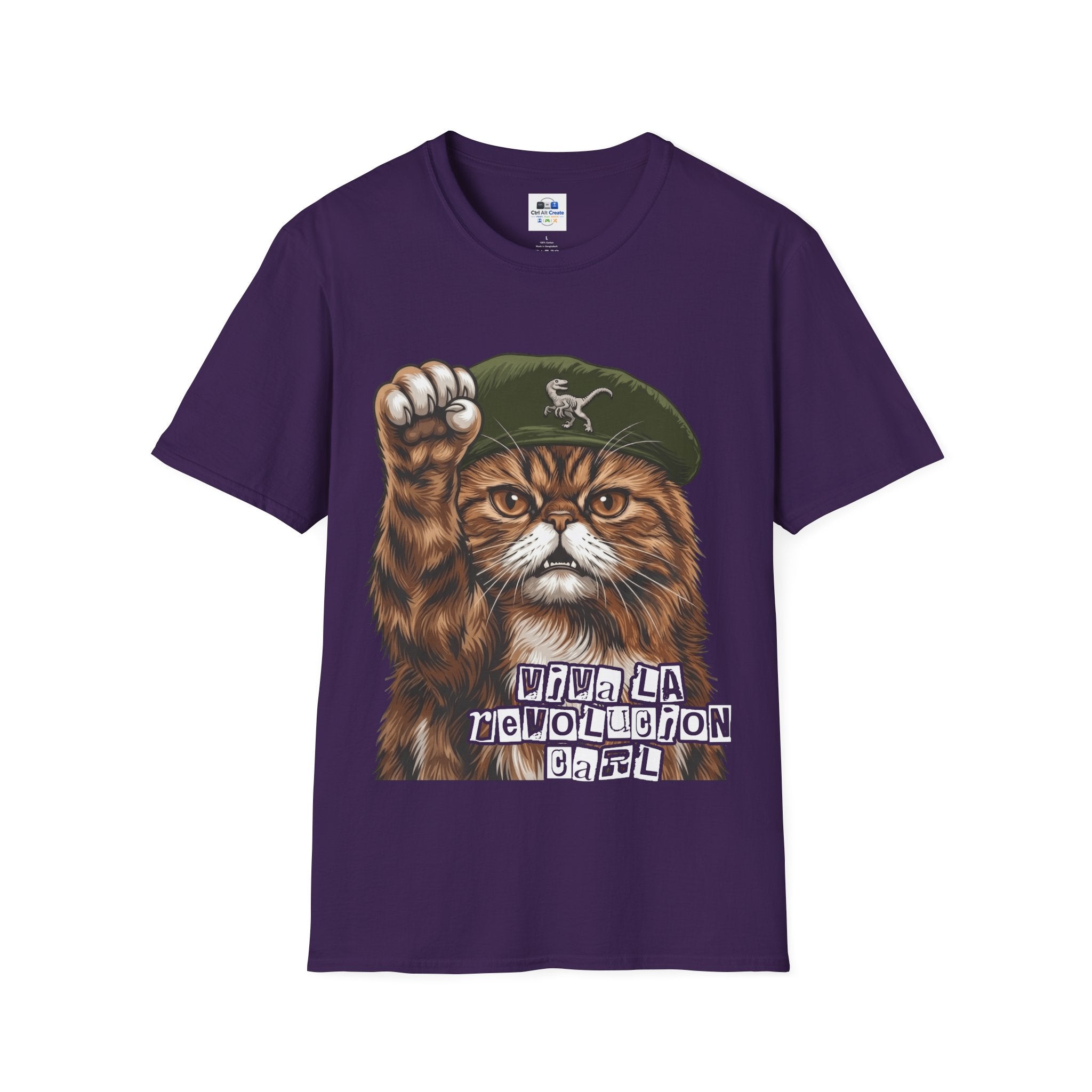 “VIVA LA REVOLUCIÓN” Tee — Feline Uprising Energy, Fully Activated