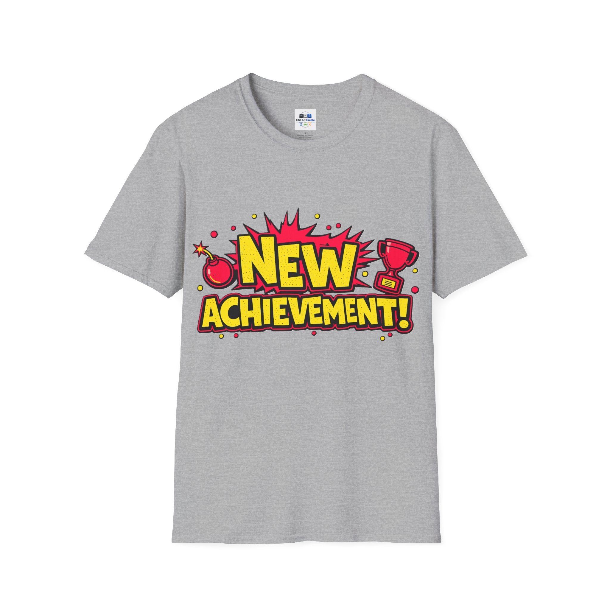 “NEW ACHIEVEMENT!” — Dungeon Crawler Carl Homage Tee