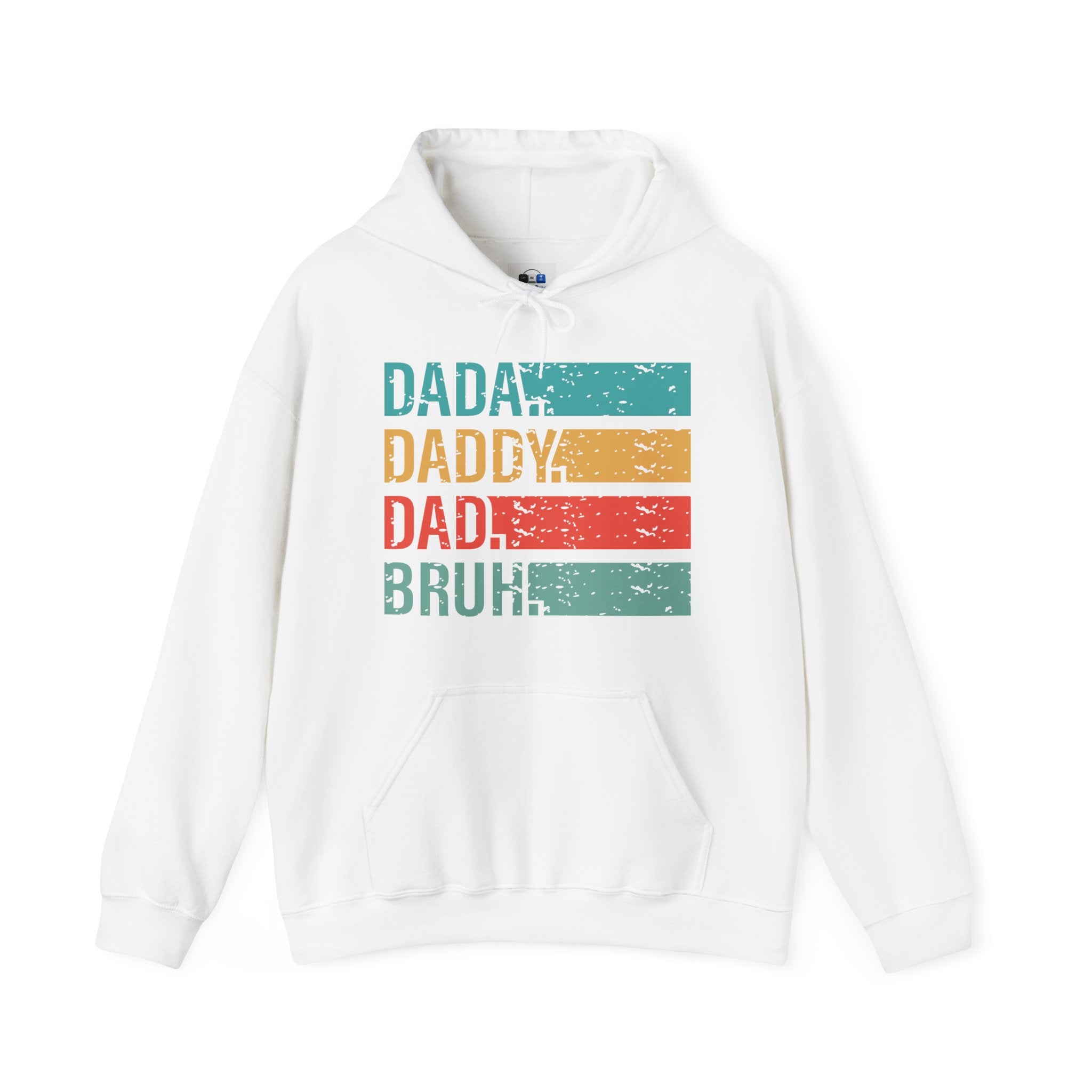 Dad Evolution Hoodie— "I went from dada to daddy to dad to bruh"