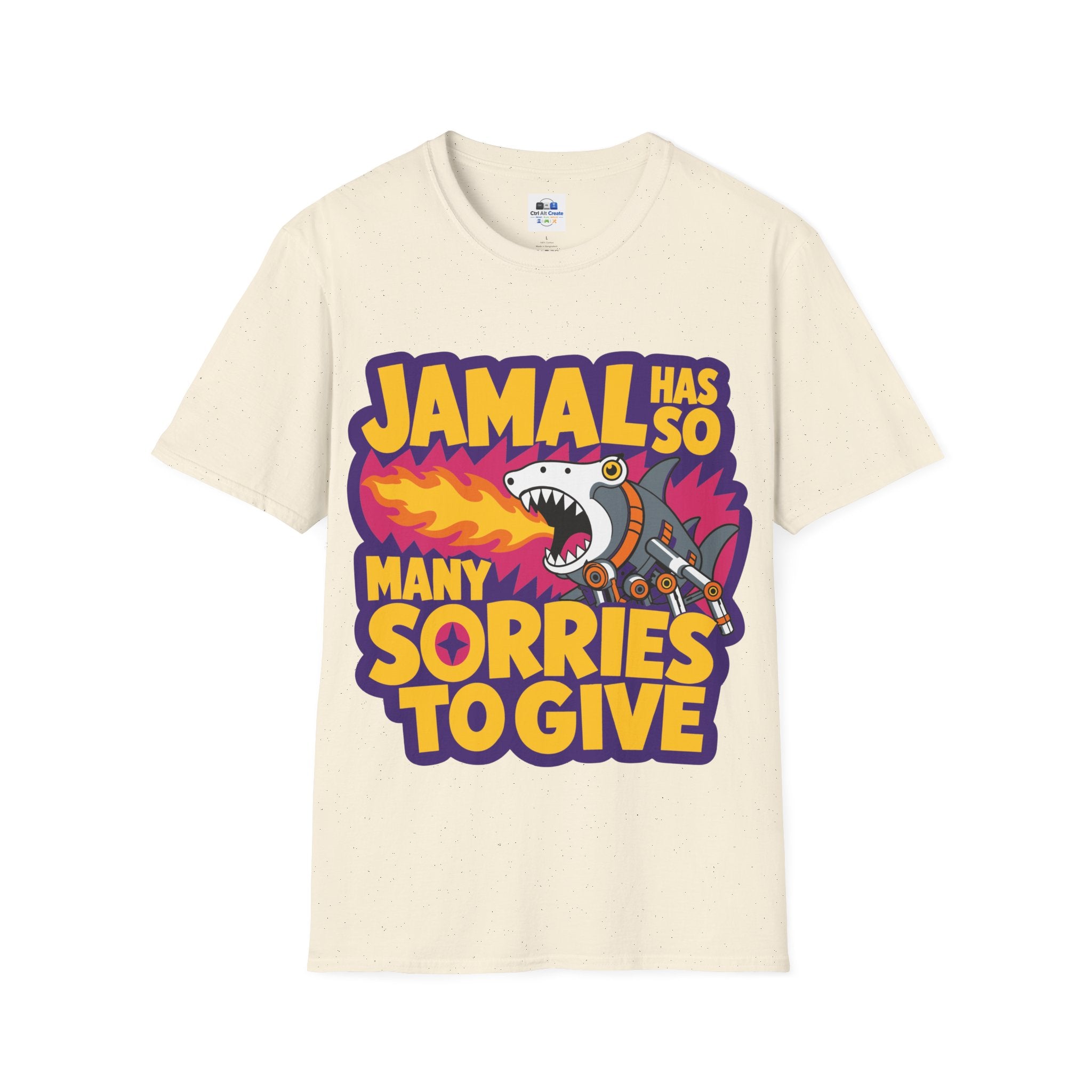 “Jamal Has So Many Sorries to Give” — Dungeon‑Crawler Parody Tee