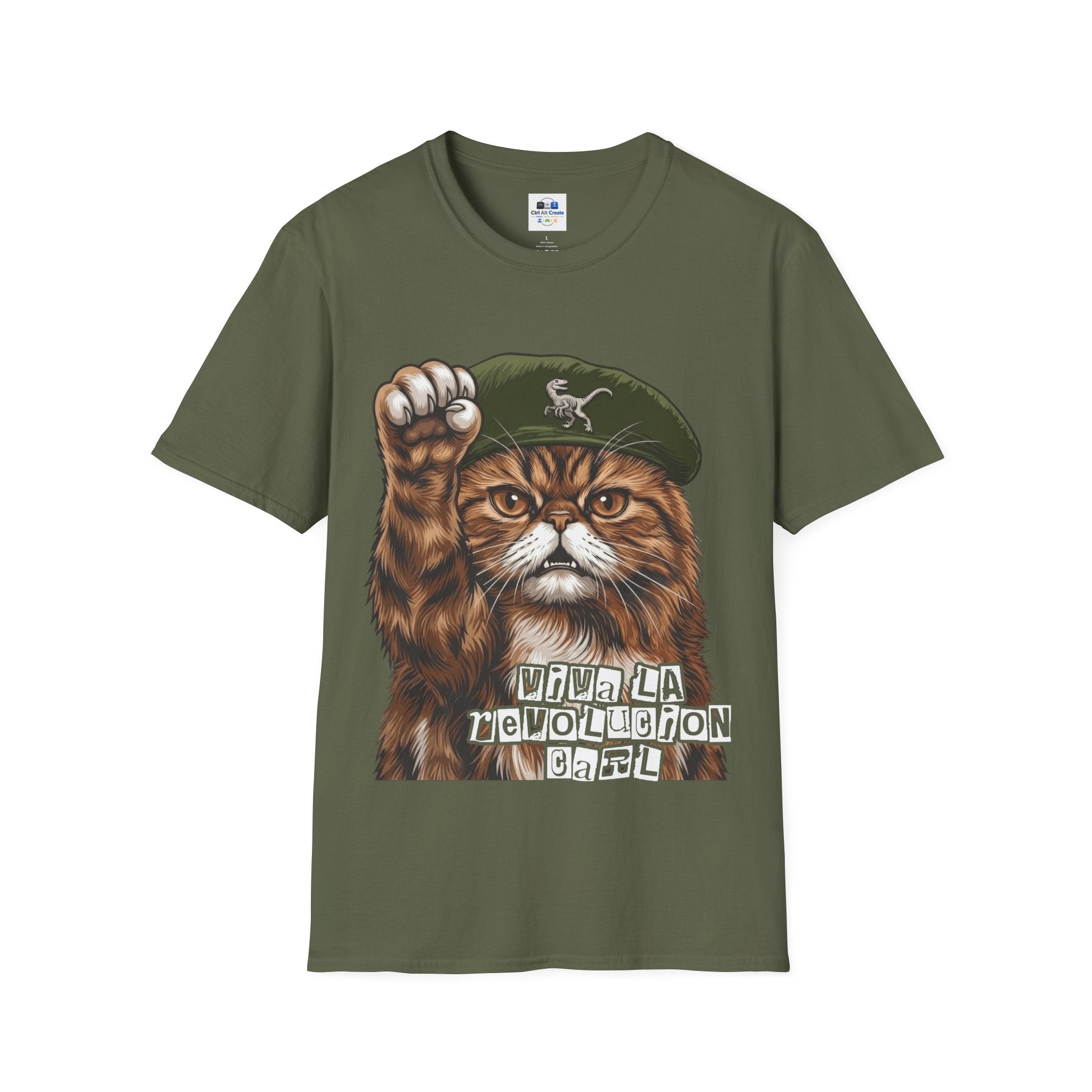 “VIVA LA REVOLUCIÓN” Tee — Feline Uprising Energy, Fully Activated