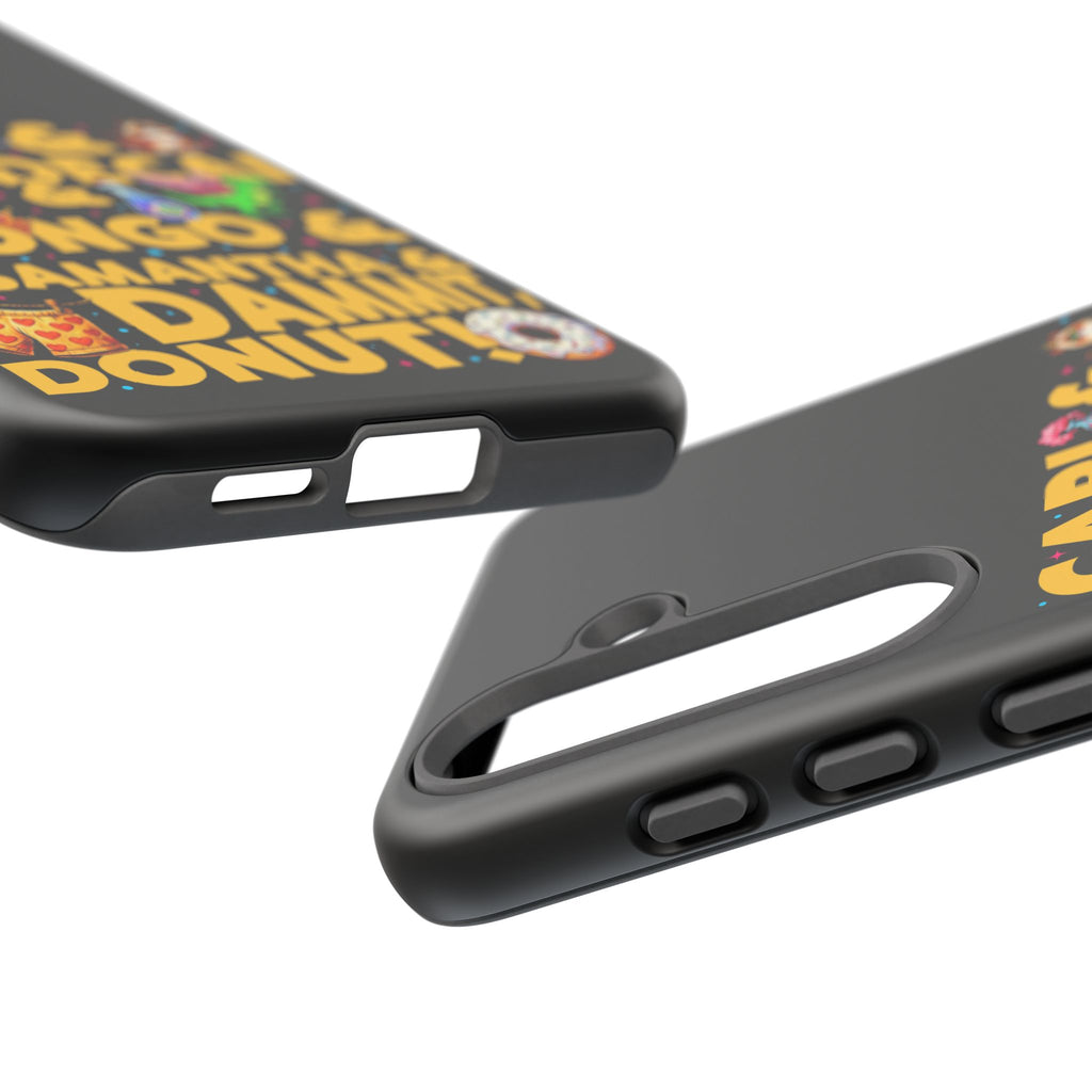 "Carl & Mordecai & Mongo & Samantha & Dammit, Donut!" Phone Case