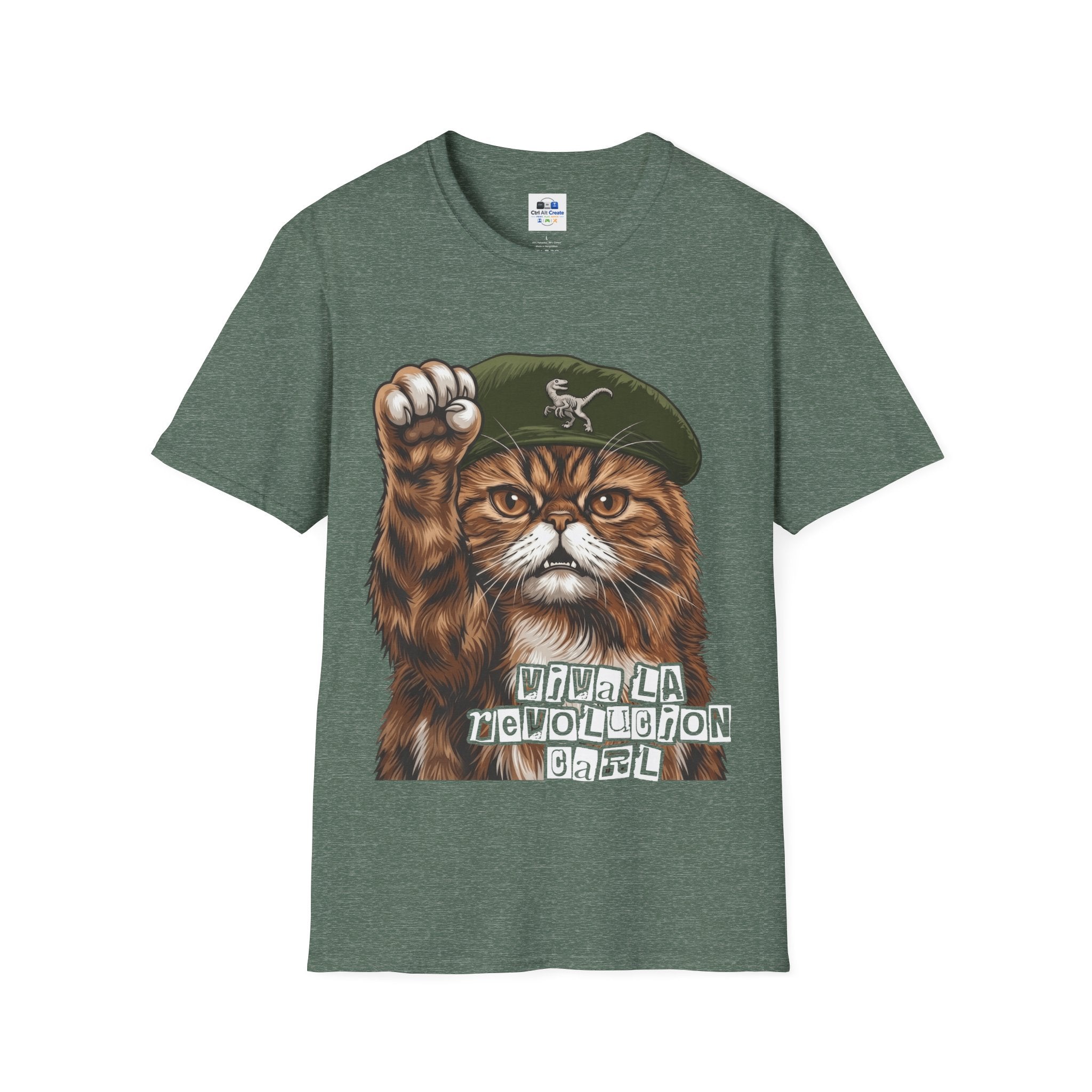 “VIVA LA REVOLUCIÓN” Tee — Feline Uprising Energy, Fully Activated
