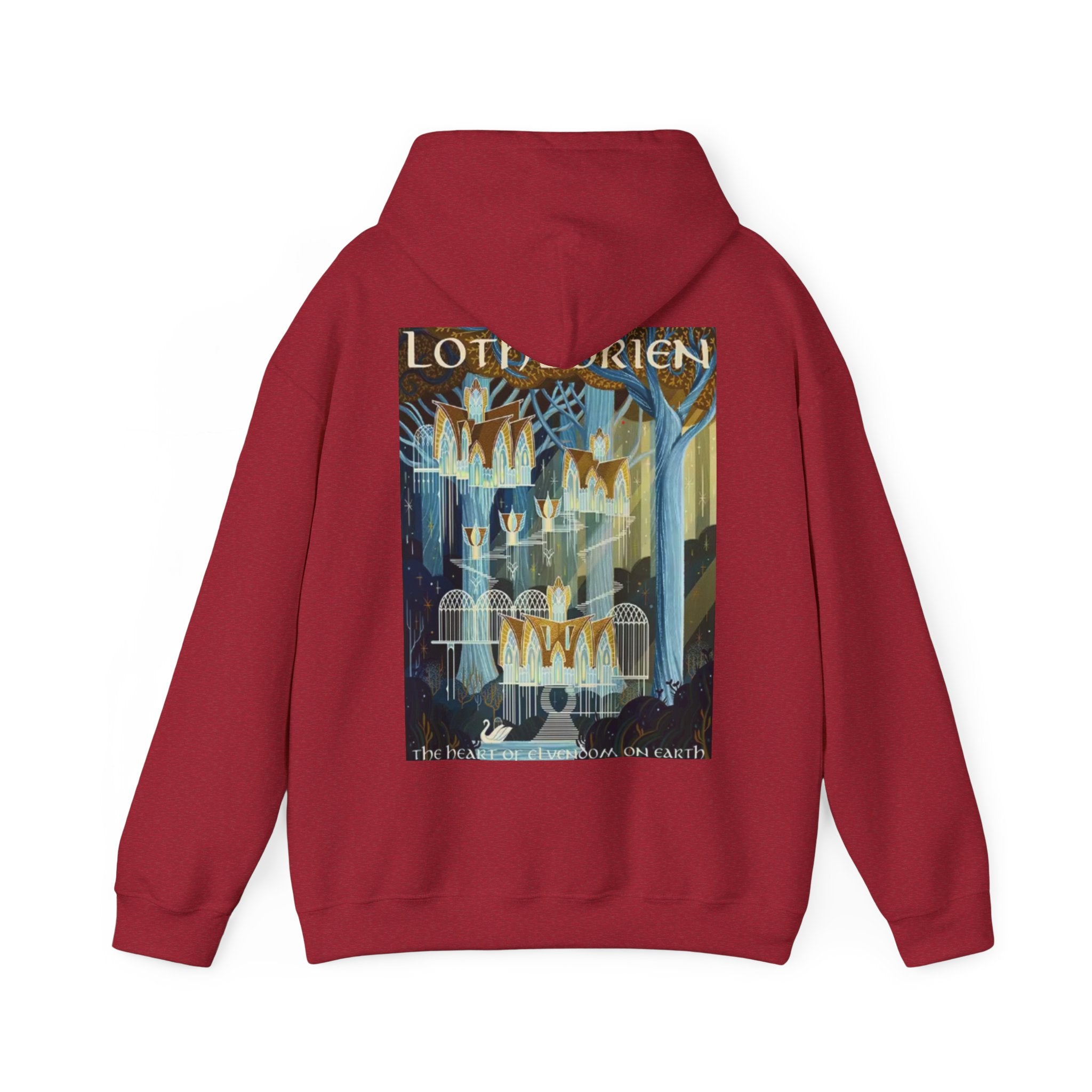 Mystical Lothlórien Forest Graphic Hoodie