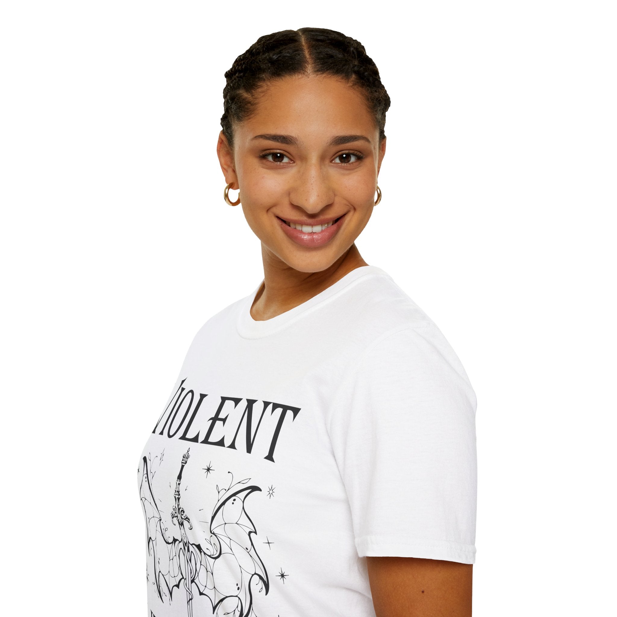 Violent Little Thing — Fourth‑Wing‑Inspired Tee