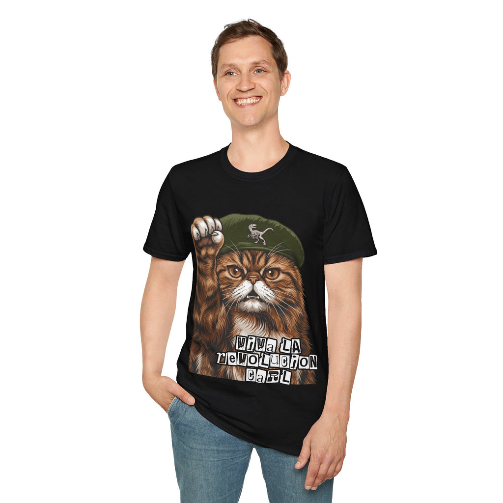 “VIVA LA REVOLUCIÓN” Tee — Feline Uprising Energy, Fully Activated